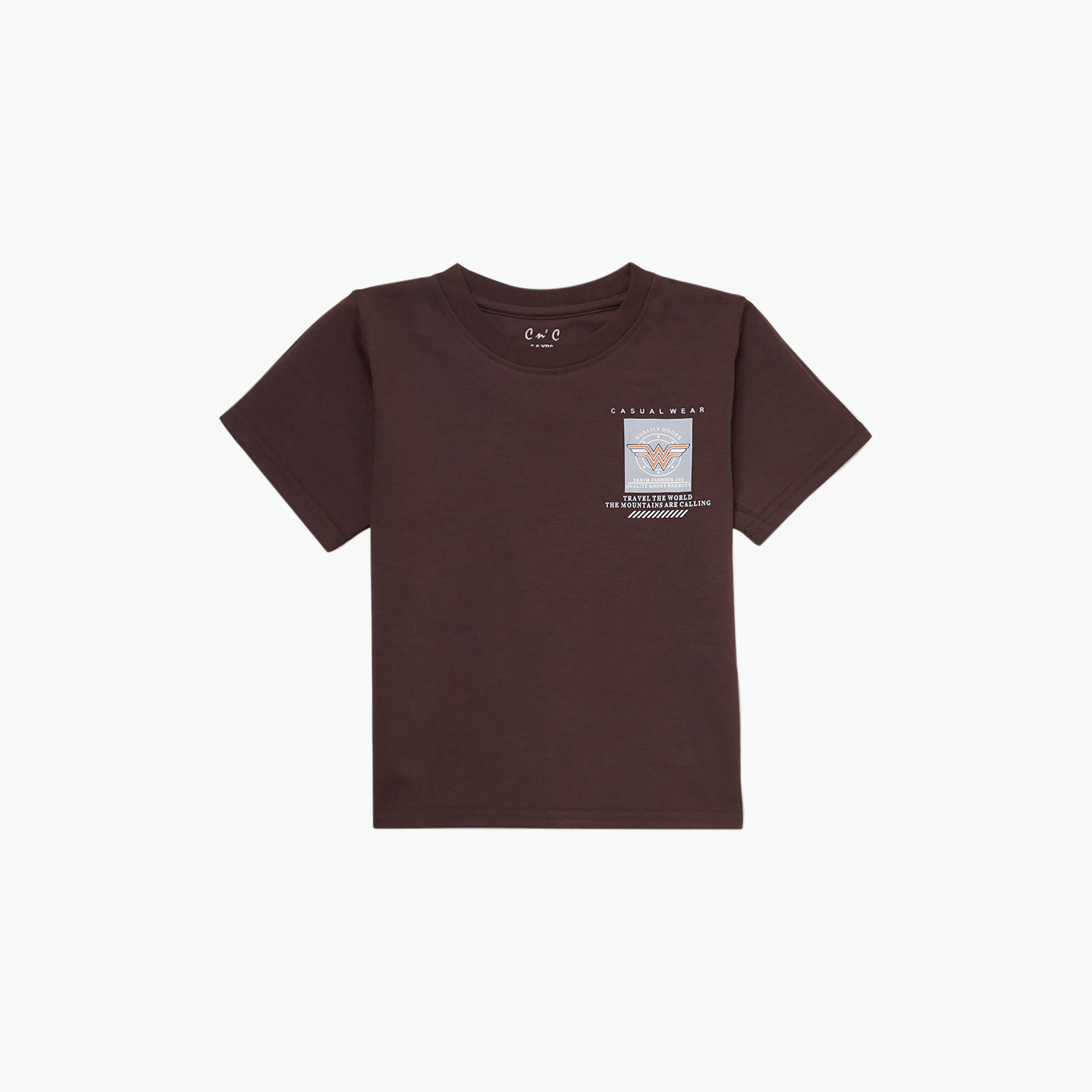 Cool & Cool Graphic Short Sleeves T-Shirt & Shorts Set-boys-clothing-setsandcoords-image-4