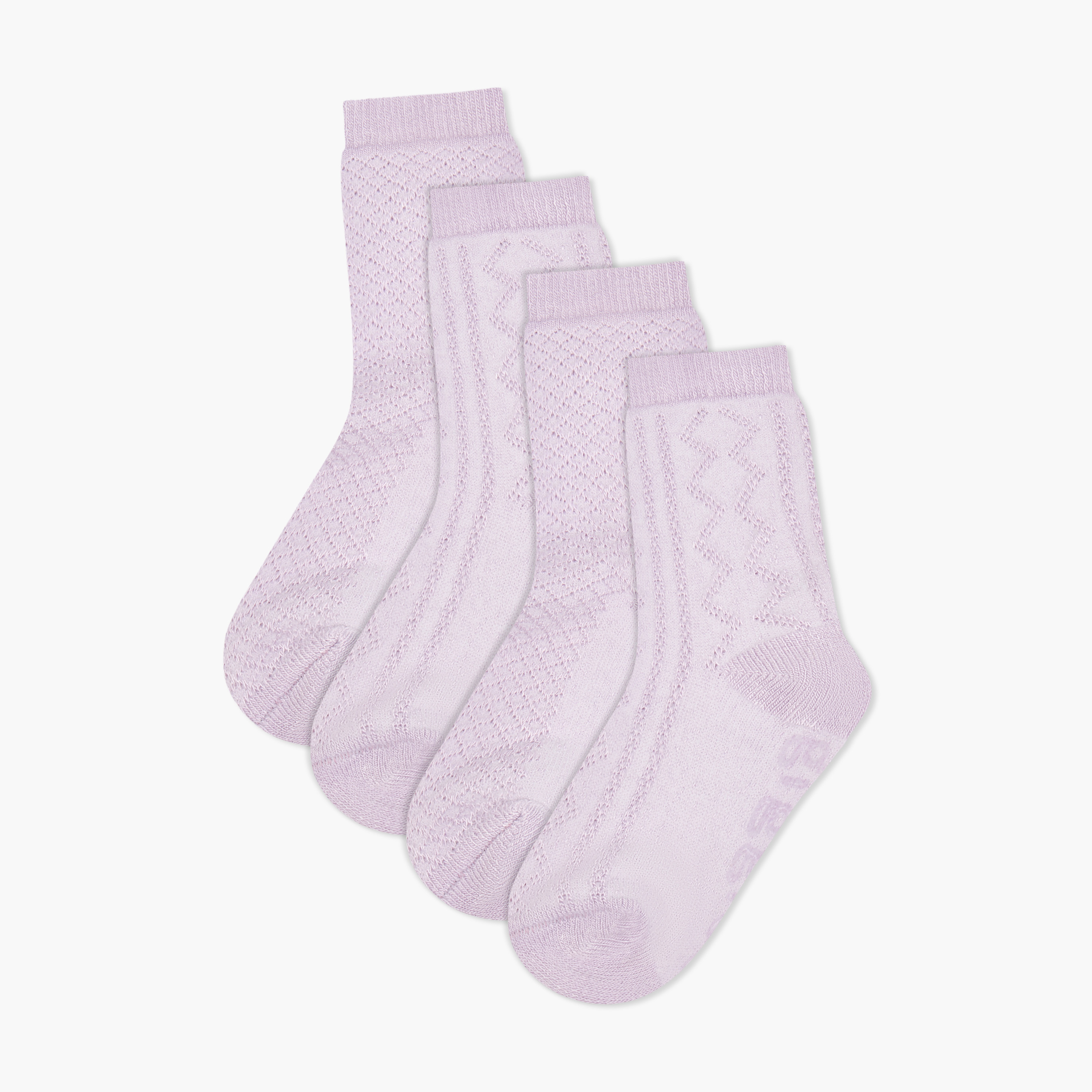 طقم جوارب من زوجين جاكار بطول الكاحل وشعار من جيجلز-baby-boys-accessories-socks-image-1