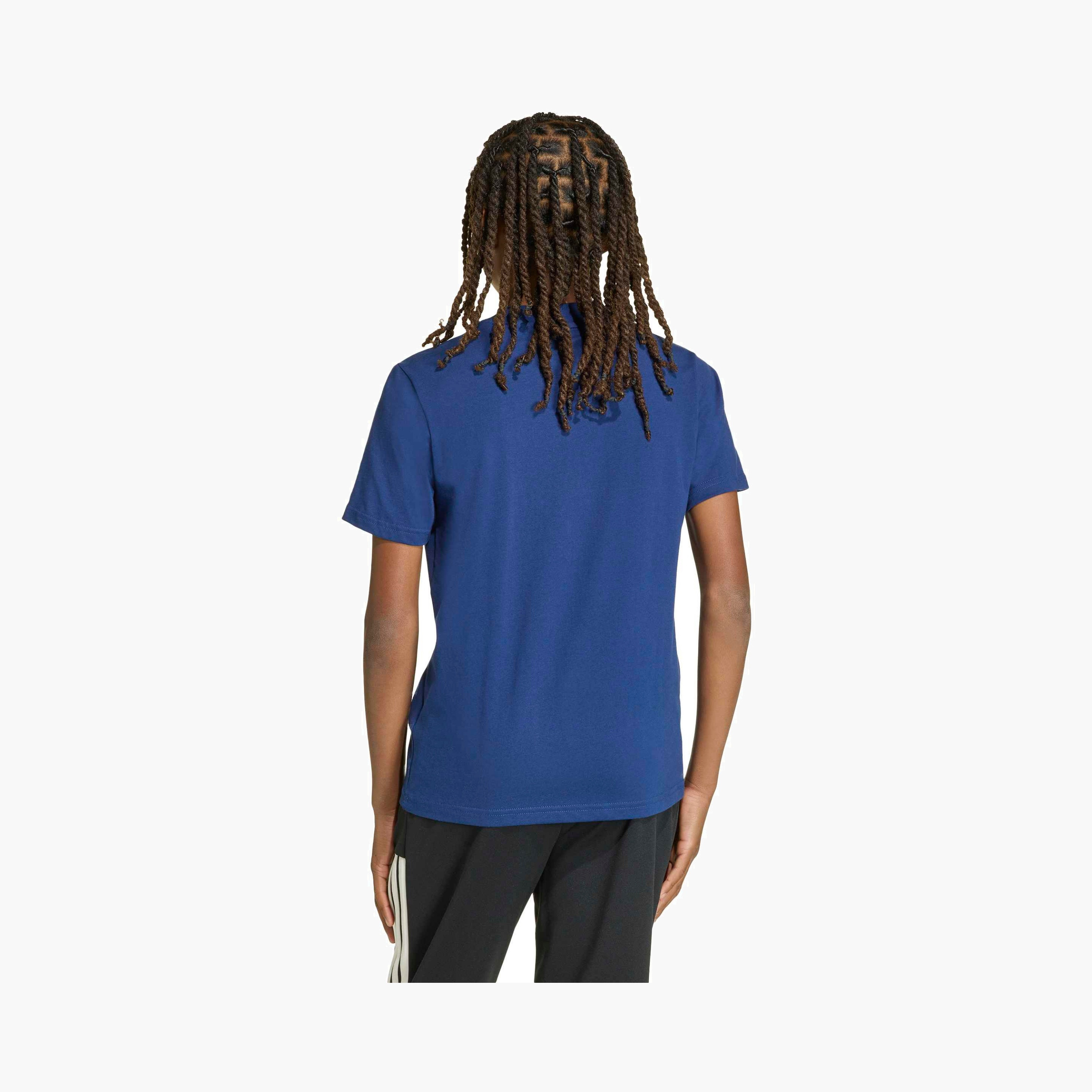 adidas Crew Neck Short Sleeves T-shirt with Logo Print-boys-clothing-tshirtsandpolos-image-3