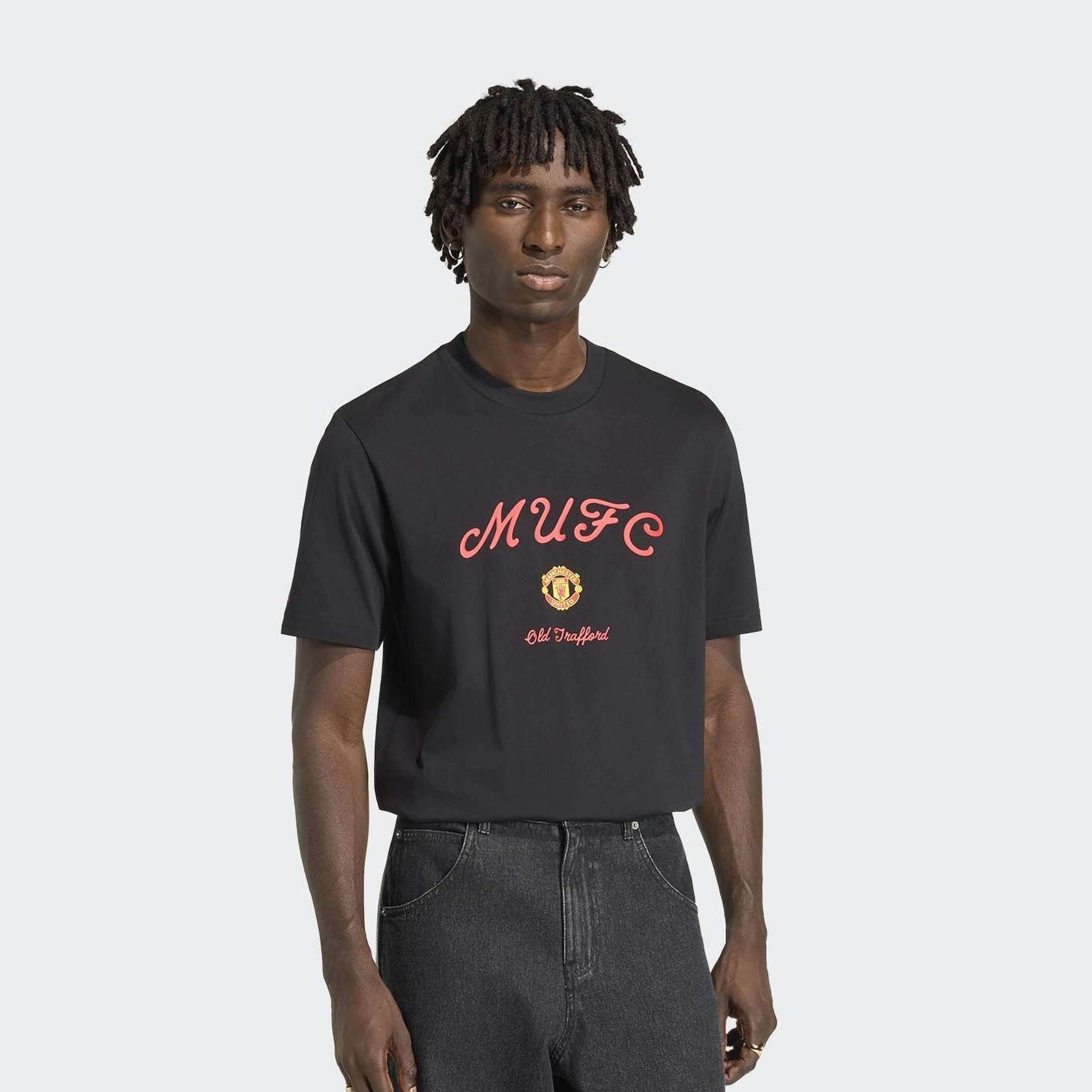 اديداس - تيشيرت مانشستر يونايتد قصير الأكمام للأولاد-men-clothing-sportswearandactivewear-tshirtsandpolos-image-1