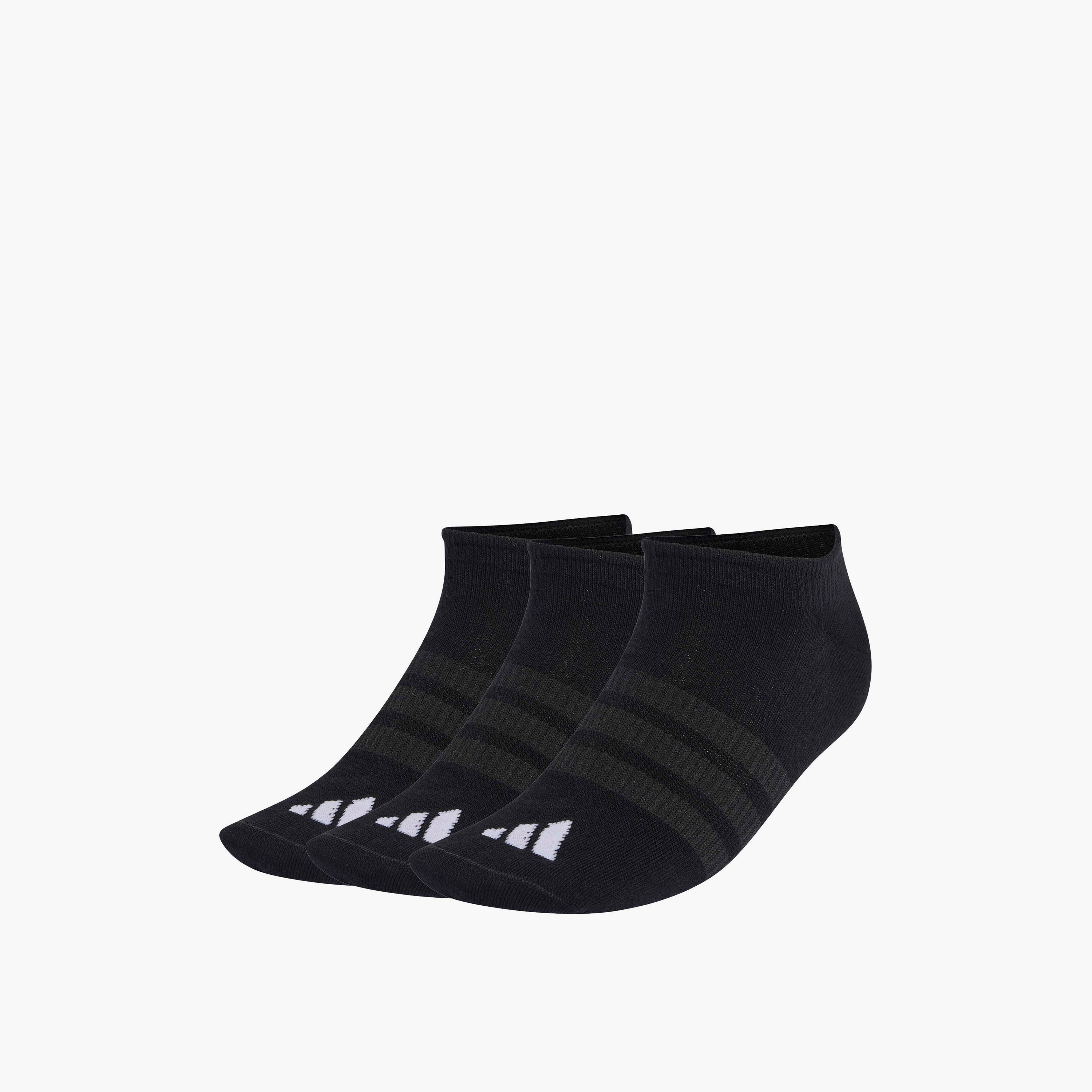 طقم جوارب رياضية غير مرئية 3 أزواج للرجال من أديداس-men-socks-image-1