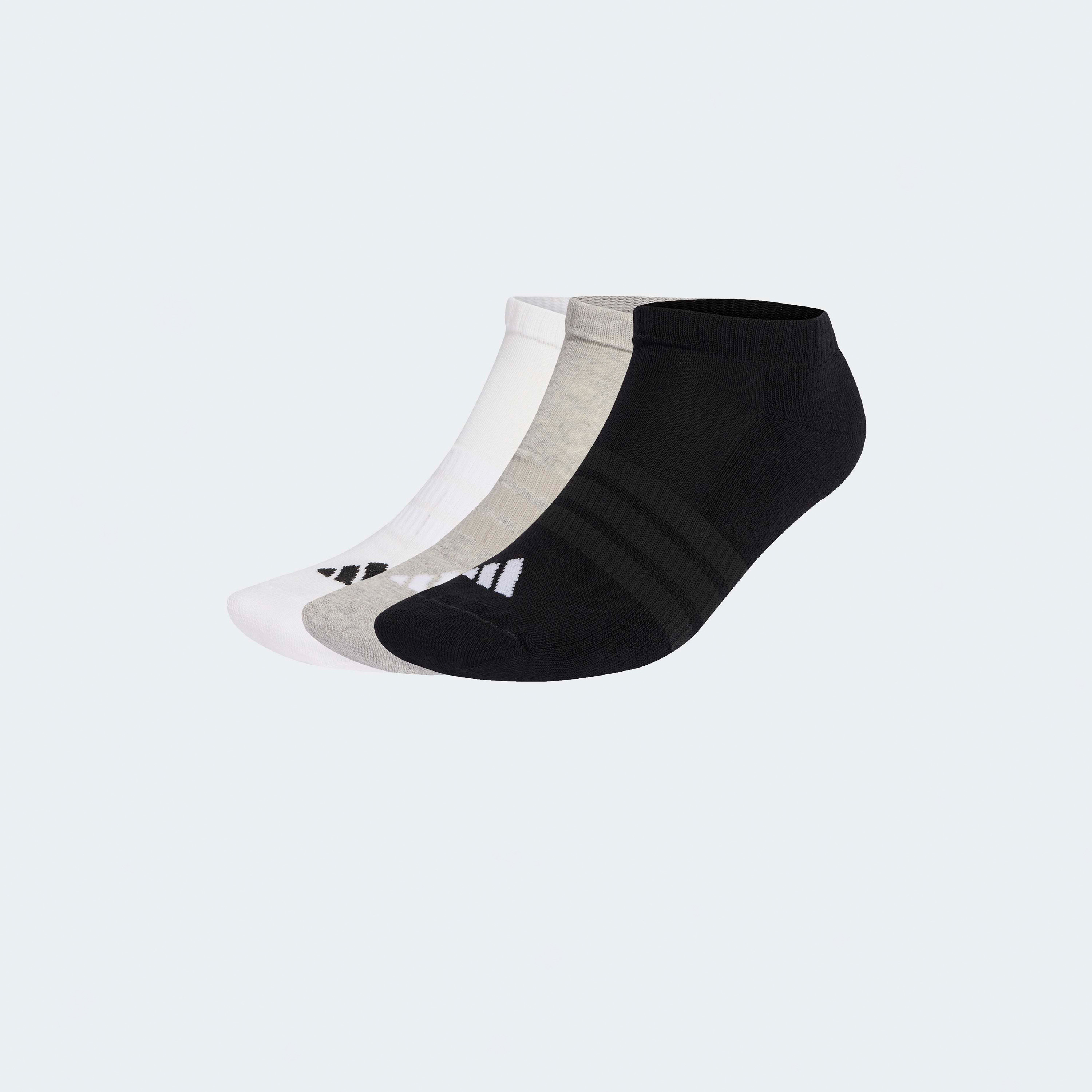 جوارب غير مرئية مبطنة للرجال من أديداس - طقم 3 أزواج-men-socks-image-1