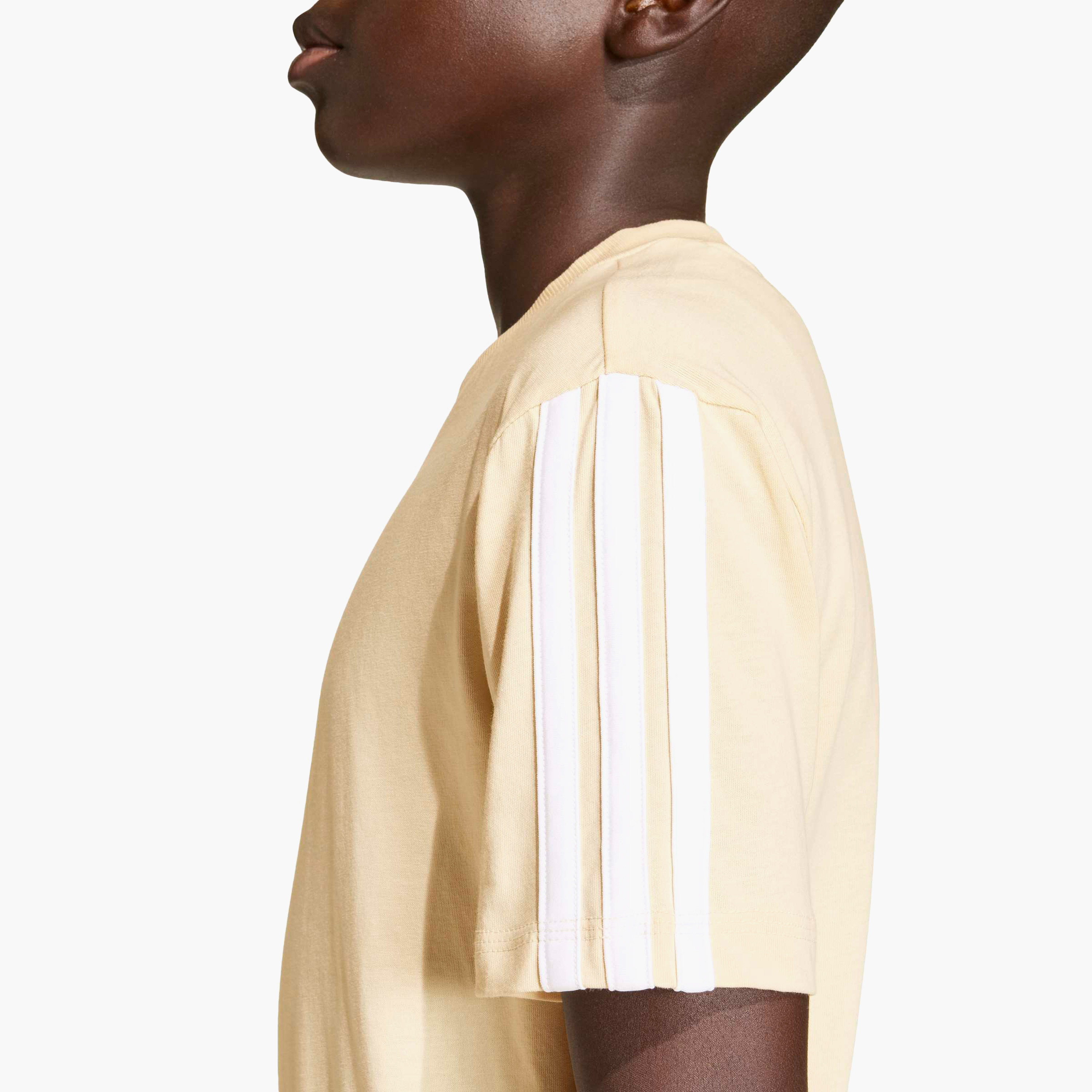 adidas Crew Neck Short Sleeve T-shirt with Logo Print-boys-clothing-sportswear-tops-image-5
