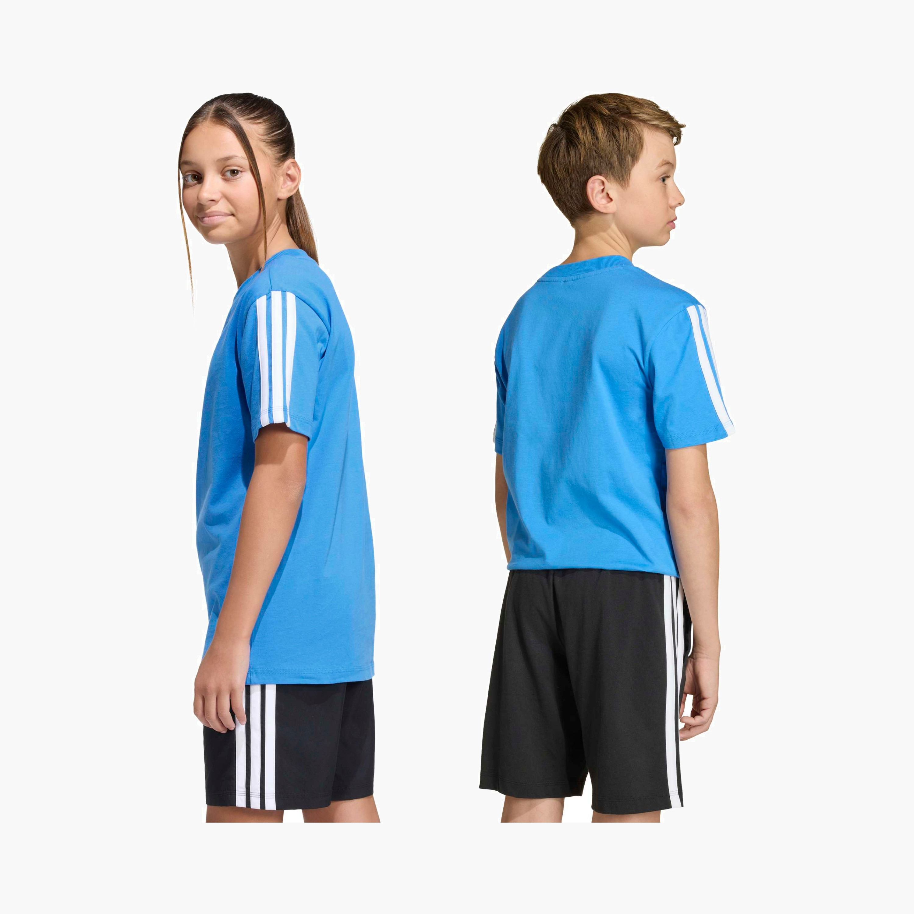 adidas Crew Neck Short Sleeves T-shirt with Tape Detail-boys-clothing-sportswear-tops-image-8