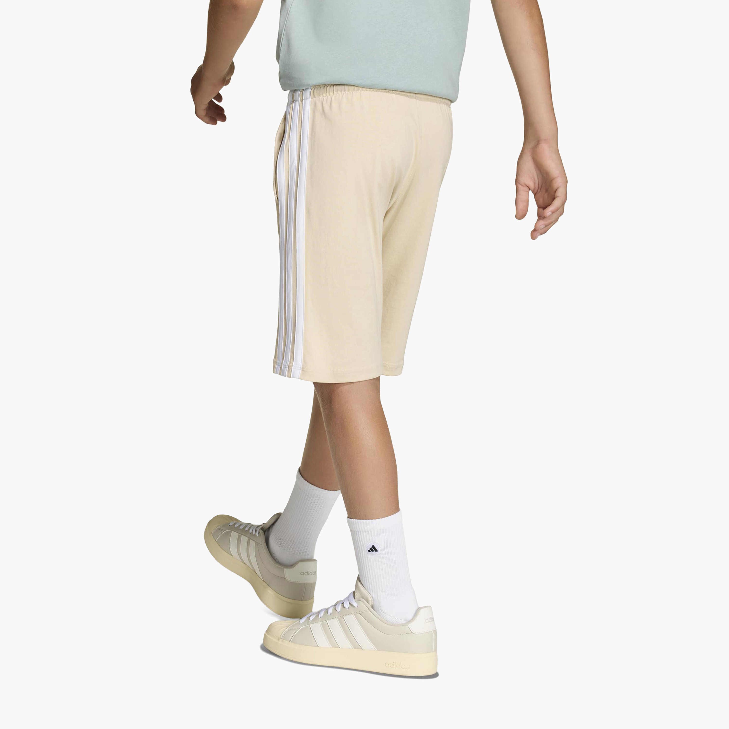 adidas Drawstring Waist Shorts with Pockets-sports-boys-clothing-bottoms-shorts-image-3