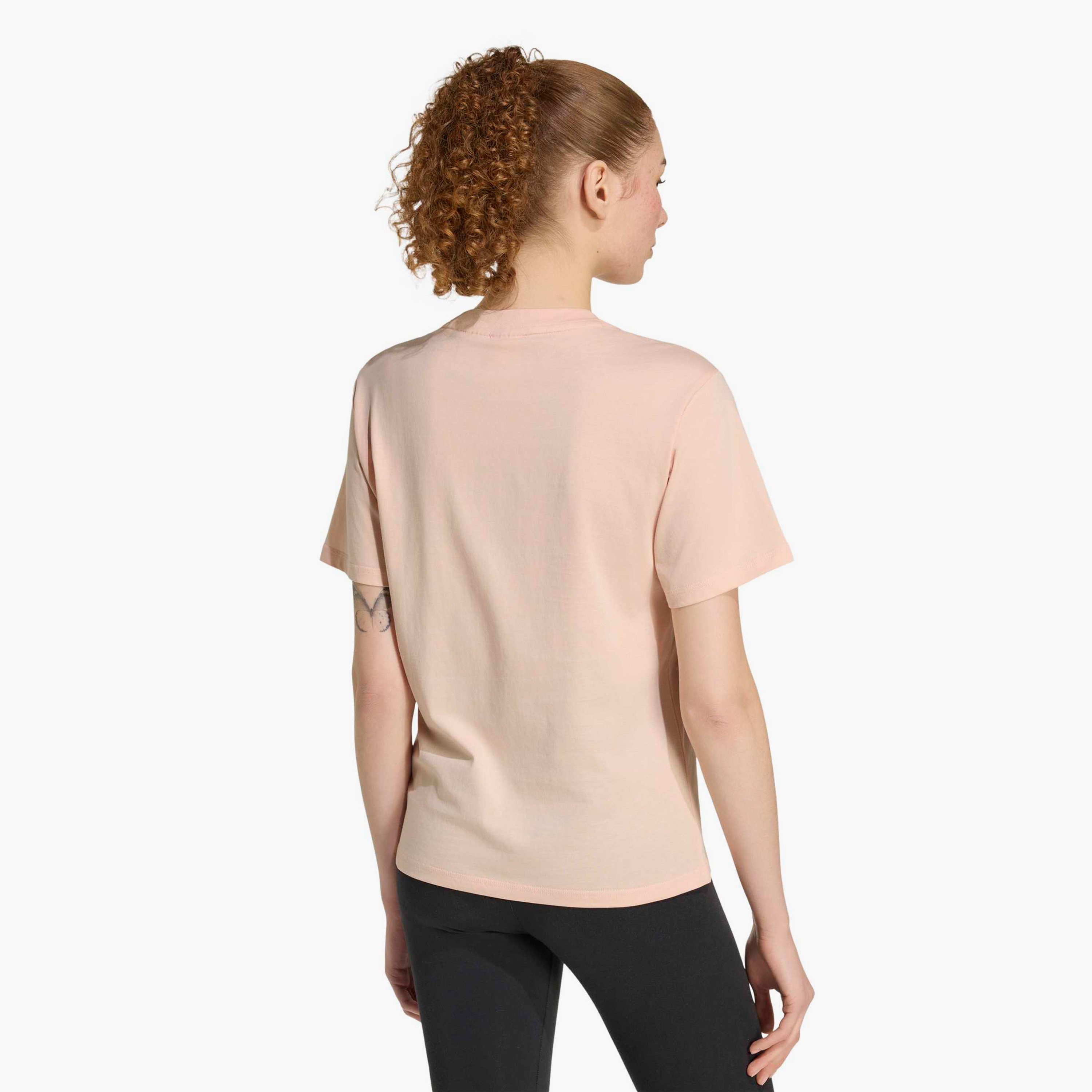 adidas Women's Essentials Small Logo Cotton T-Shirt | OE-sports-women-clothing-tshirtsandvests-image-3
