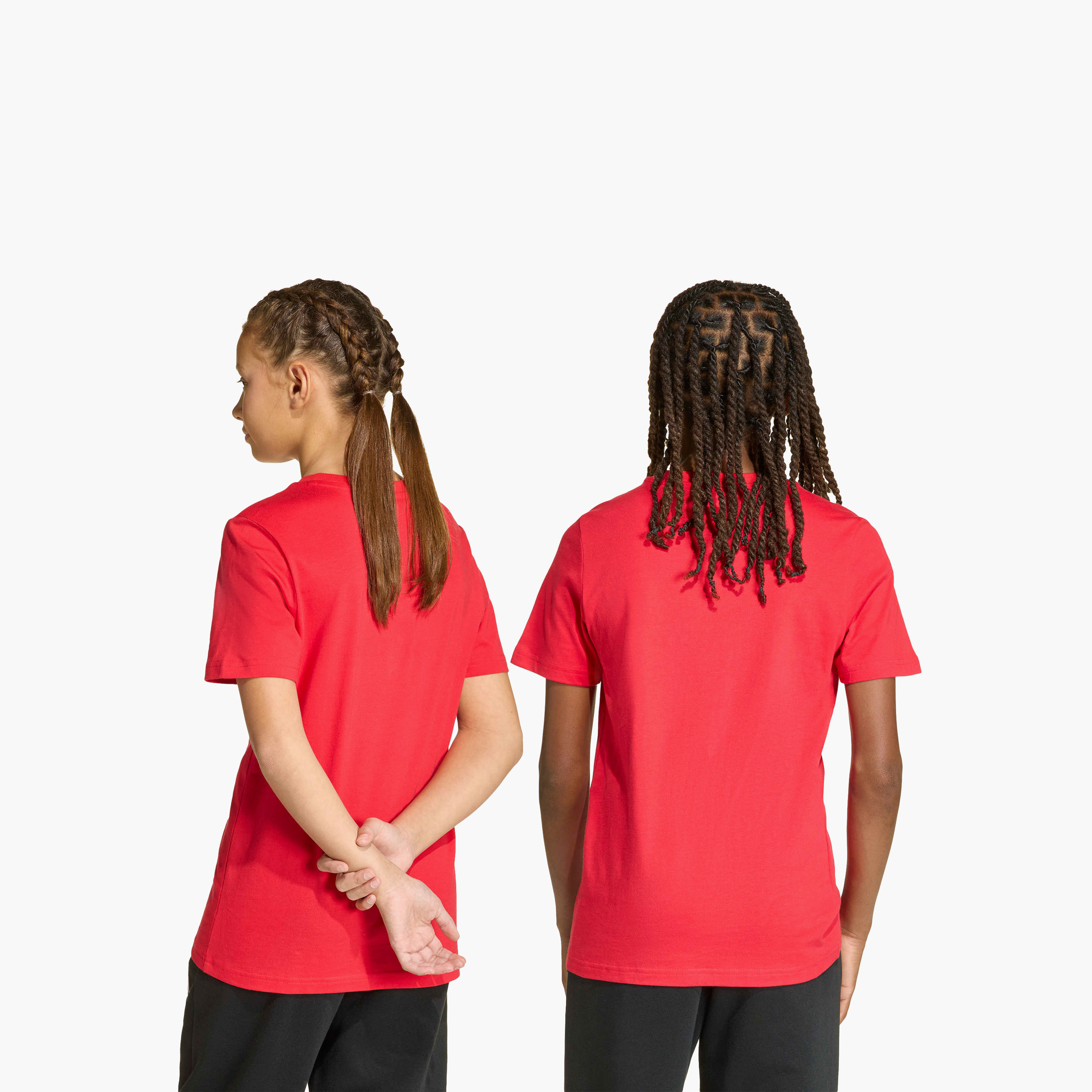 adidas Crew Neck Short Sleeve T-shirt with Logo Print-boys-clothing-sportswear-tops-image-7