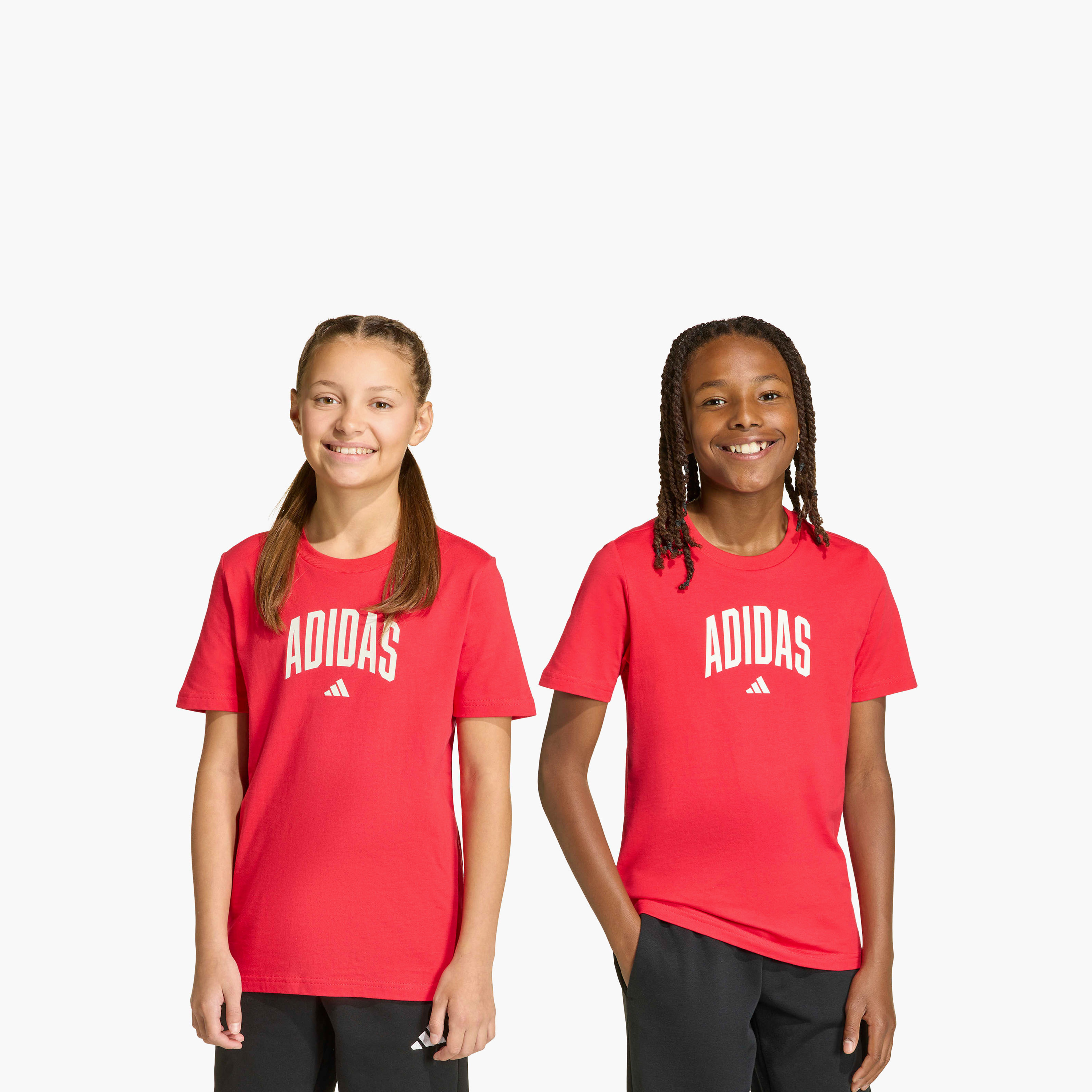 adidas Crew Neck Short Sleeve T-shirt with Logo Print-boys-clothing-sportswear-tops-image-8