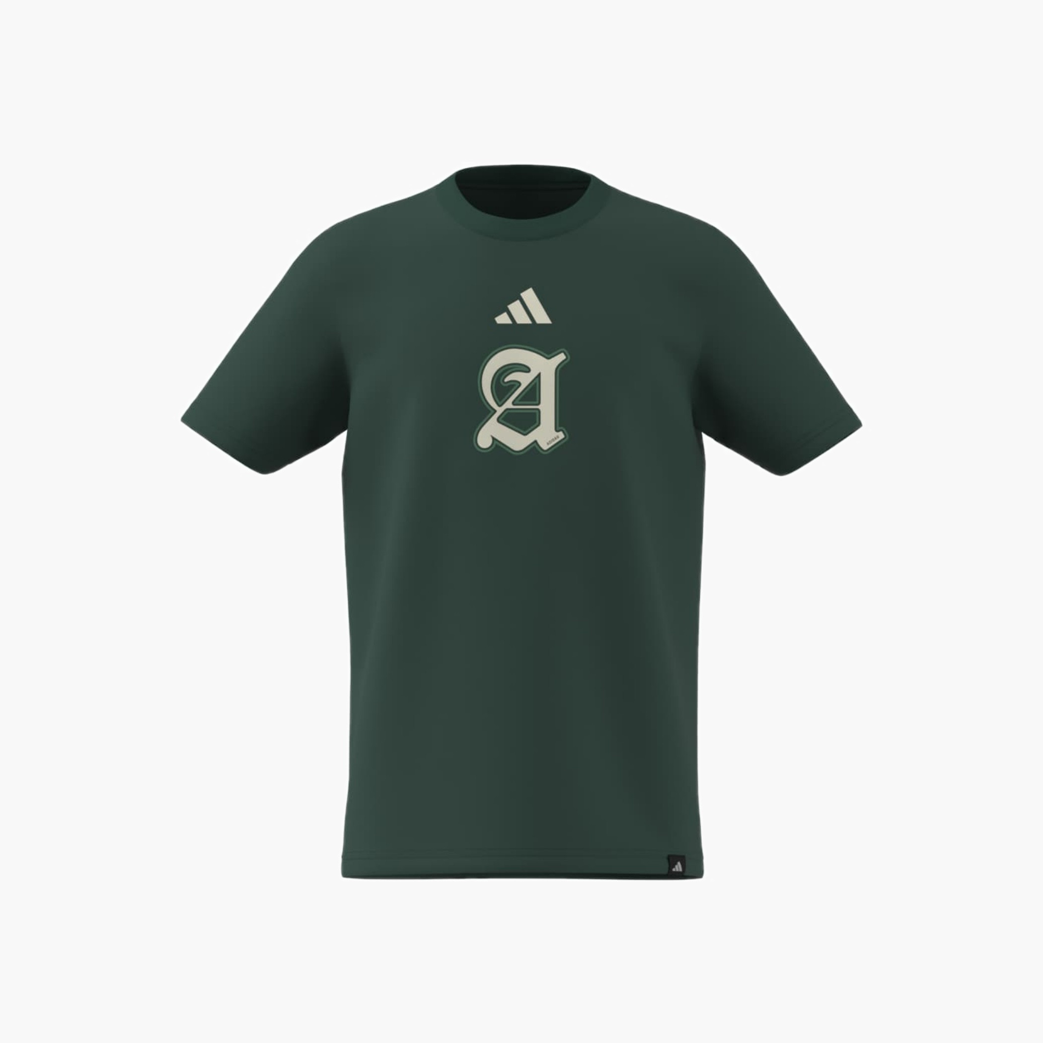 adidas Crew Neck Short Sleeves T-shirt with Logo Print-sports-boys-clothing-tops-image-1