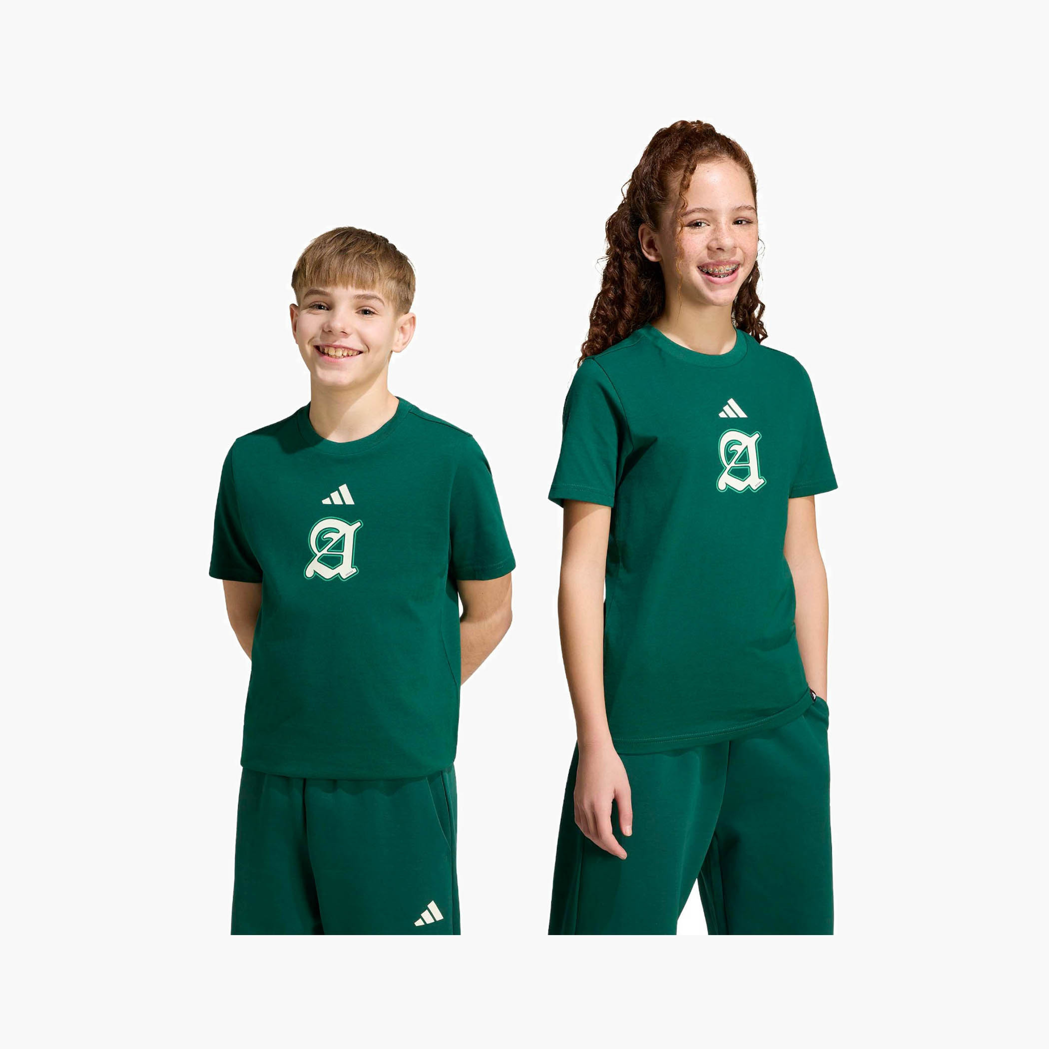 adidas Crew Neck Short Sleeves T-shirt with Logo Print-sports-boys-clothing-tops-image-6