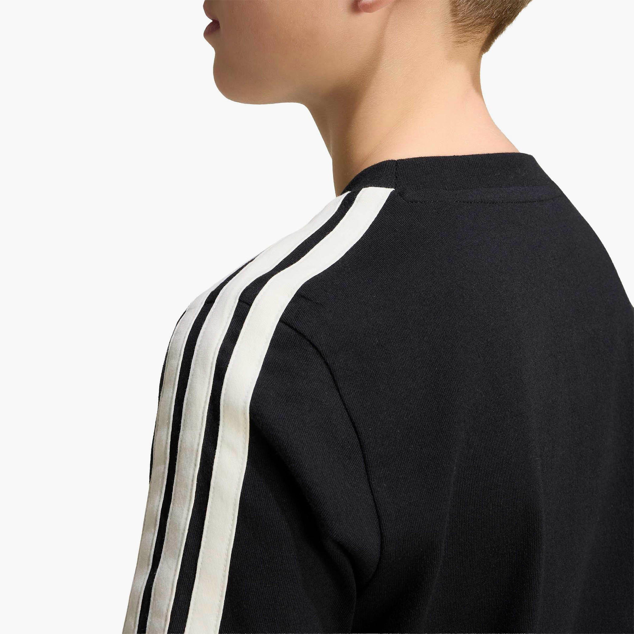 adidas Crew Neck Short Sleeves T-shirt with Logo Print-sports-boys-clothing-tops-image-6