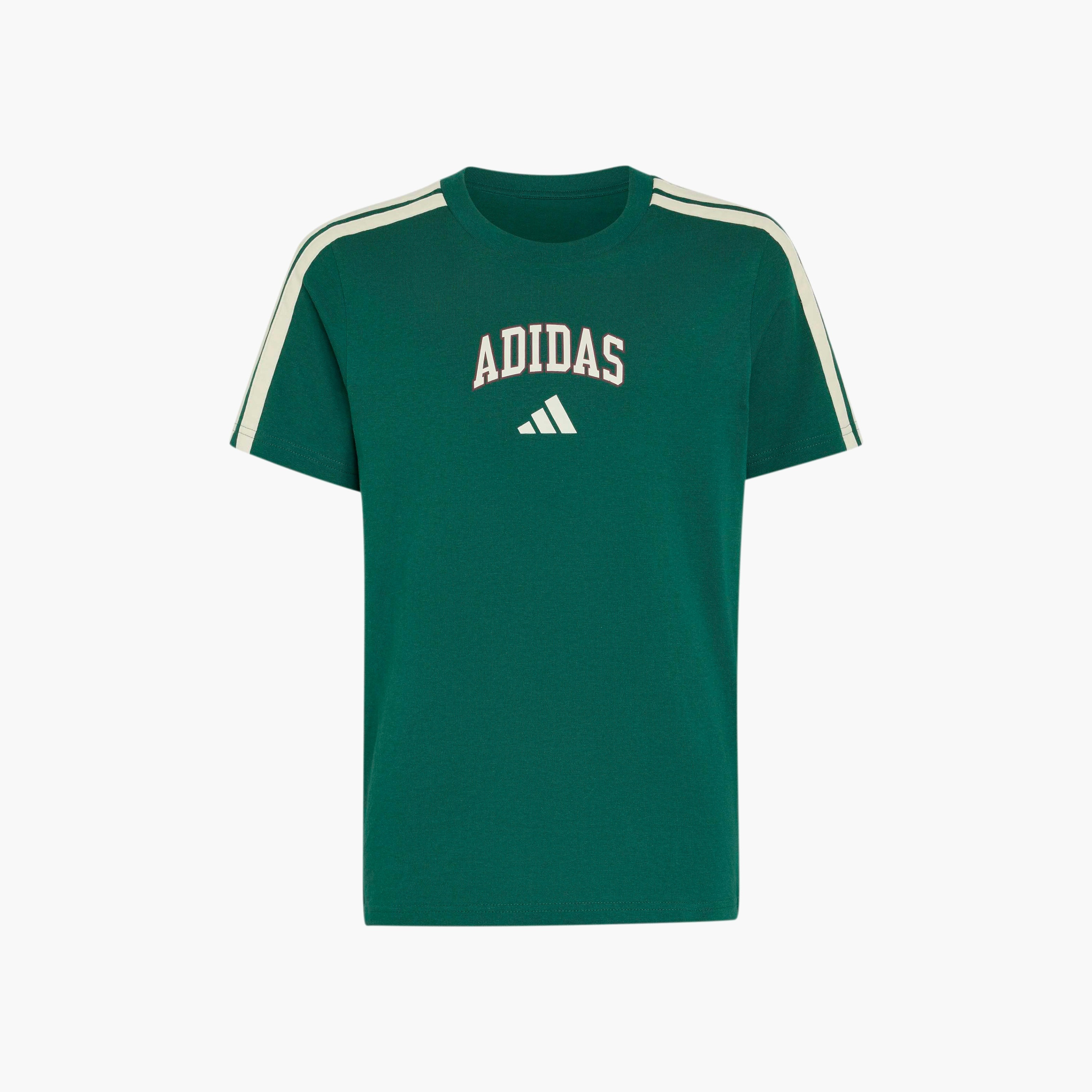 adidas Crew Neck Short Sleeves T-shirt with Logo Print-sports-boys-clothing-tops-image-1