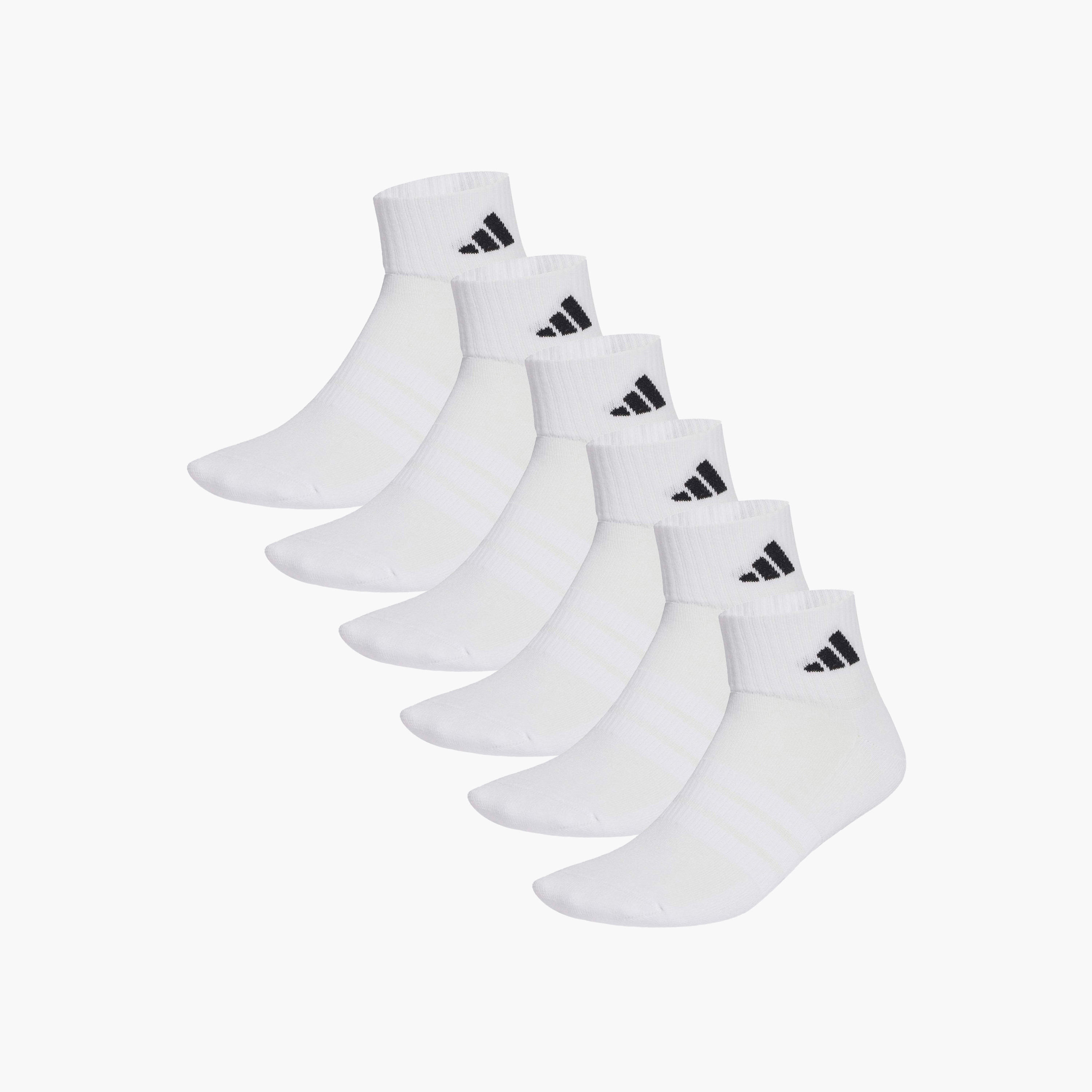 Adidas Men Essentials Ankle Length Socks Cushioned - Set of 6-men-socks-image-1