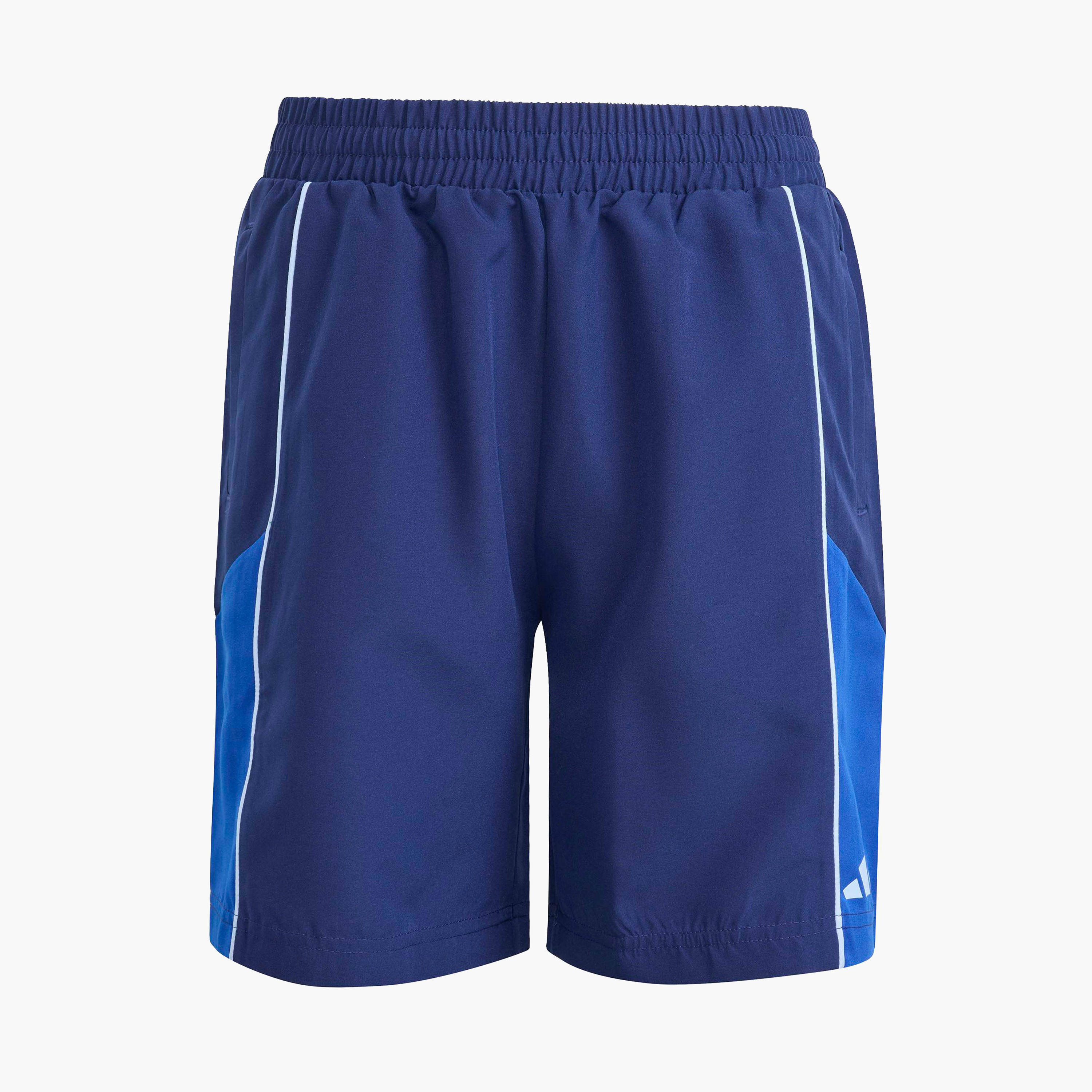 Adidas Elasticated Waist Shorts with Pockets-sports-boys-clothing-bottoms-shorts-image-2
