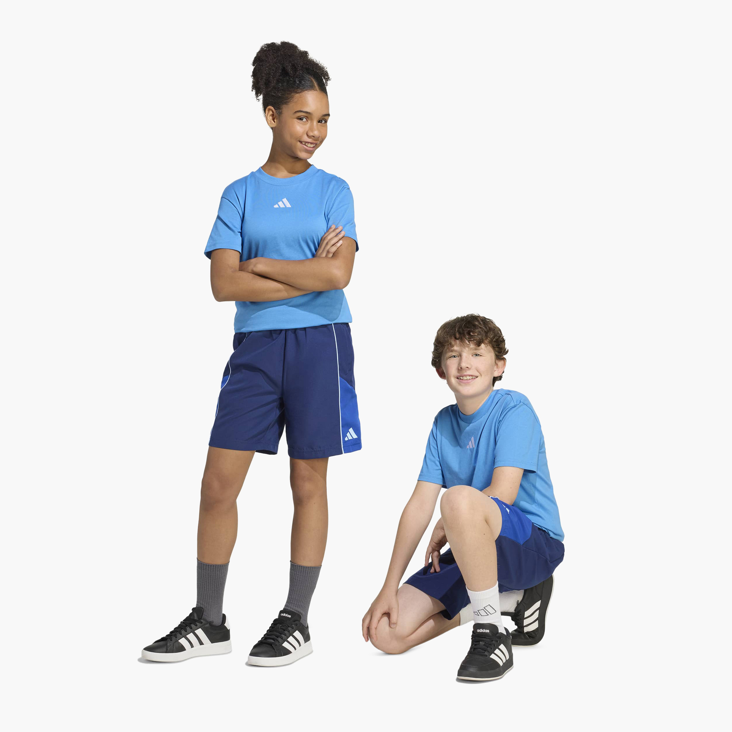Adidas Elasticated Waist Shorts with Pockets-sports-boys-clothing-bottoms-shorts-image-8