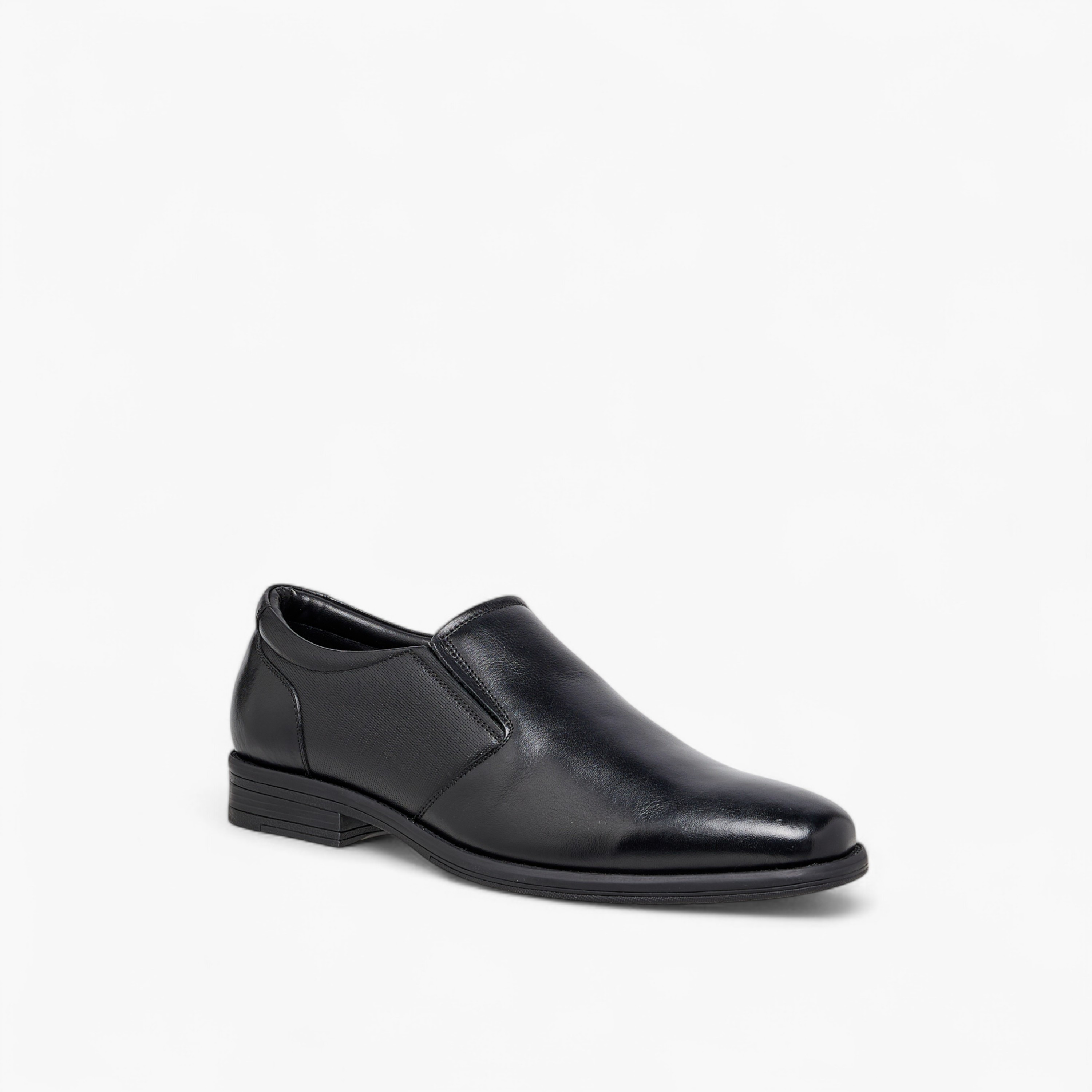 LBL by Shoexpress Textured Slip-On Loafers-men-shoes-formalshoes-image-2