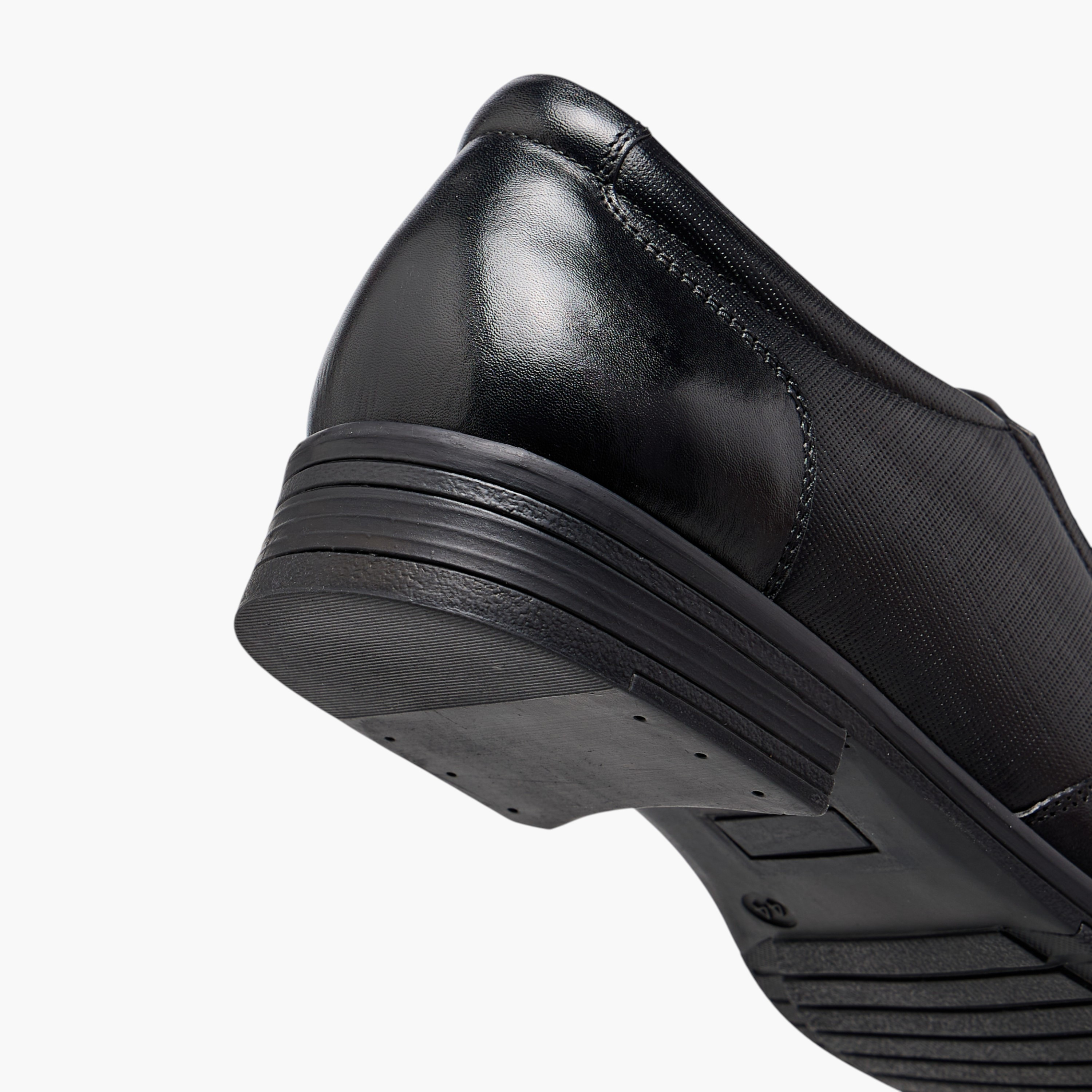 LBL by Shoexpress Textured Slip-On Loafers-men-shoes-formalshoes-image-5