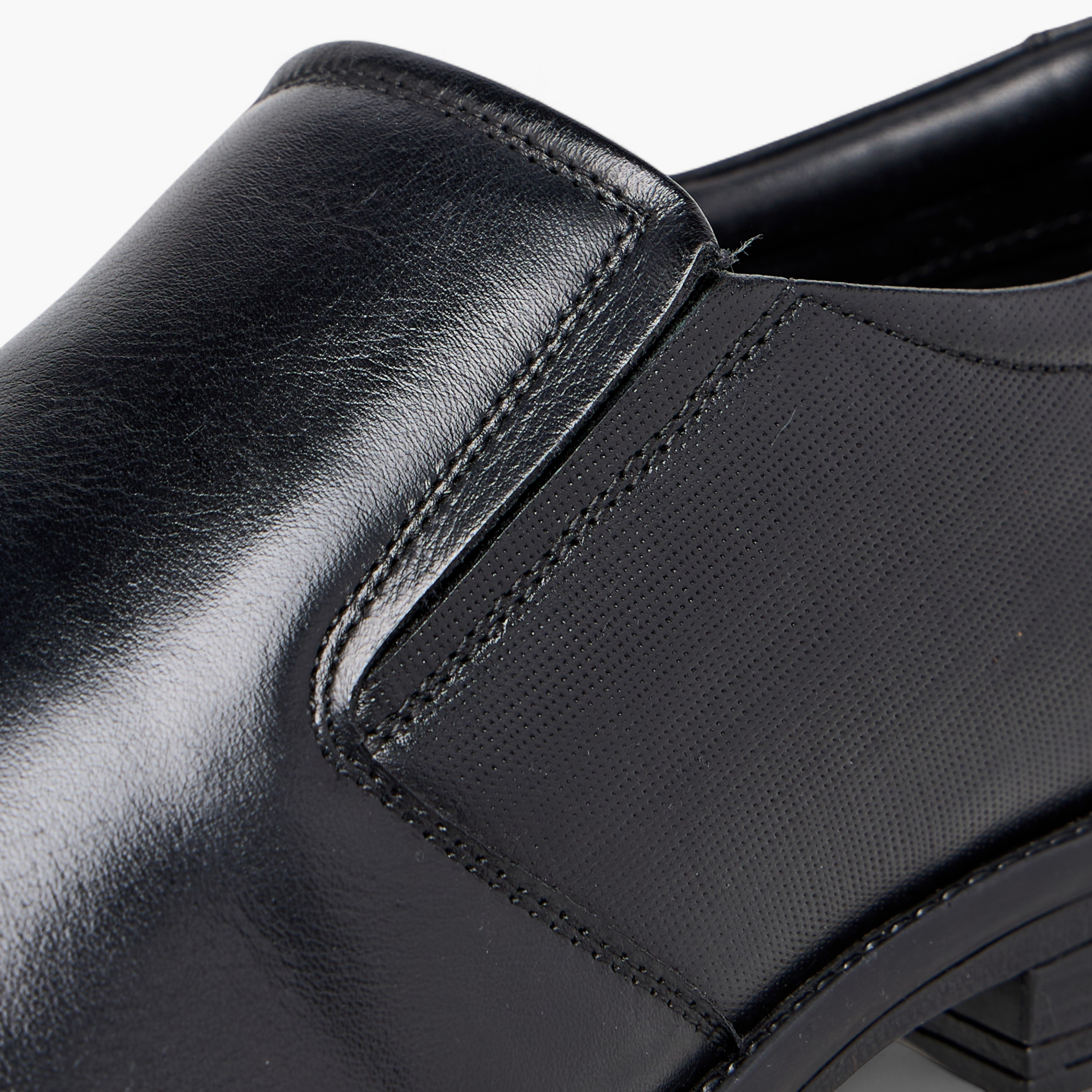 LBL by Shoexpress Textured Slip-On Loafers-men-shoes-formalshoes-image-4