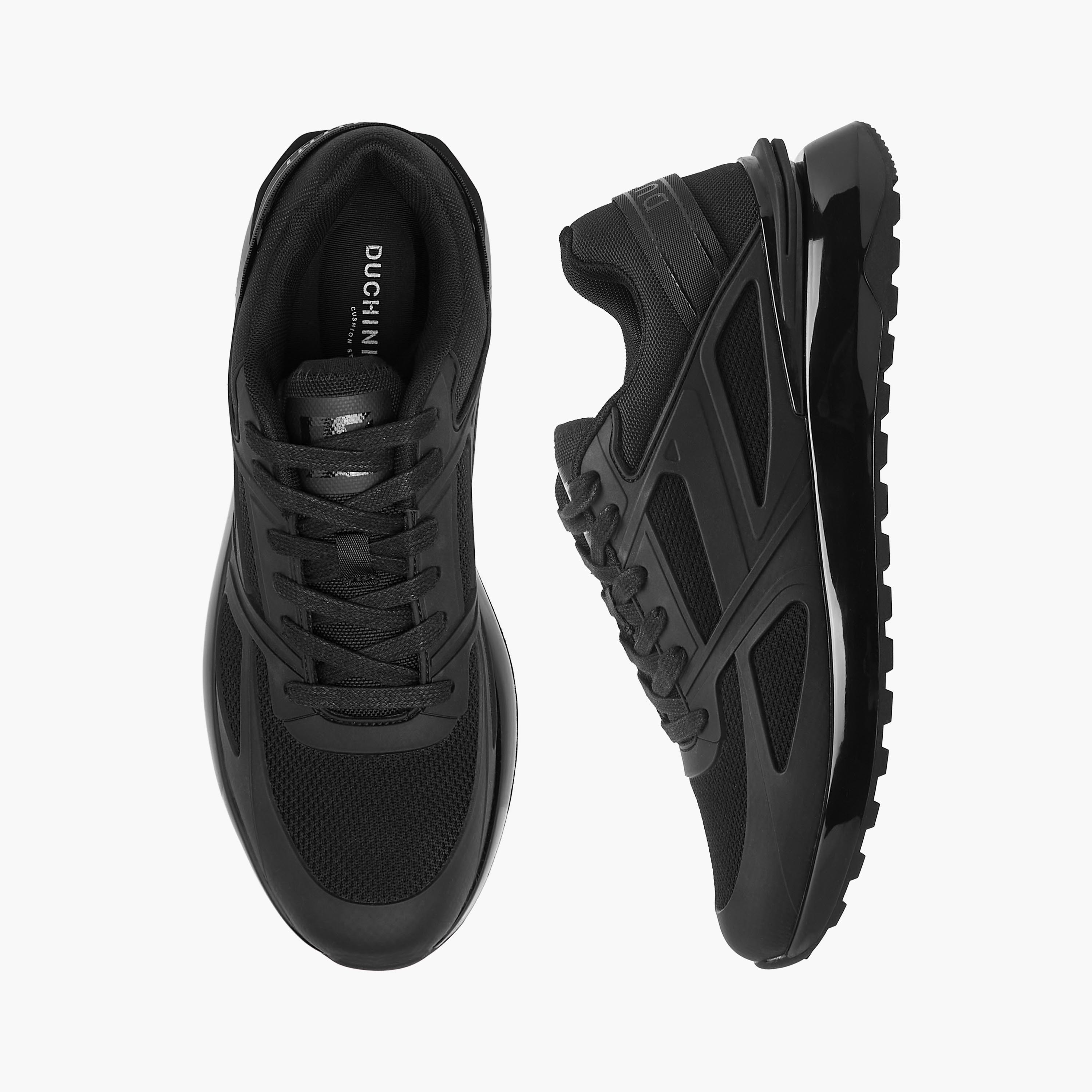 Duchini Men Lace-Up Ankle Sneakers-men-shoes-sneakers-image-1