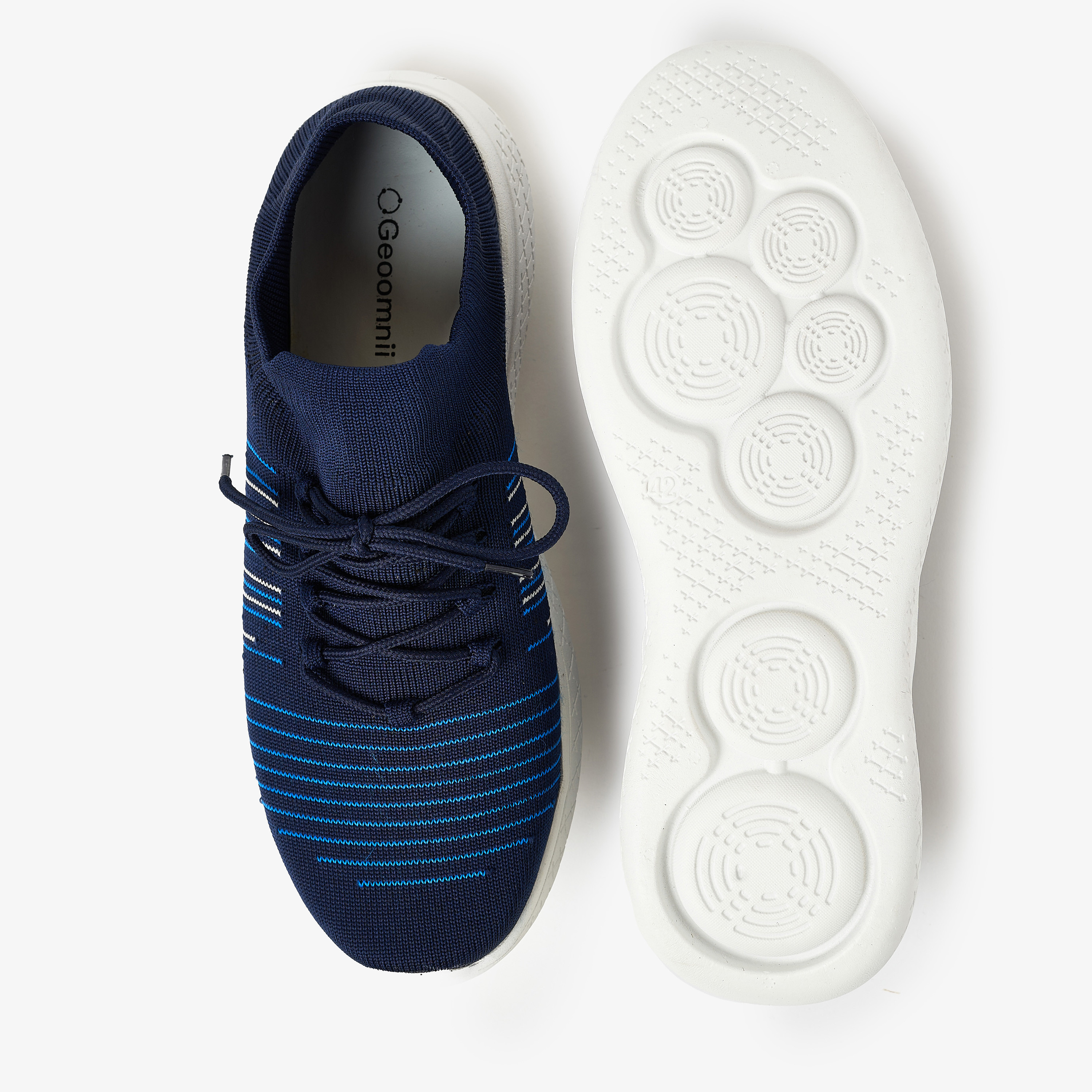 Geoomnii Men's Low Top Lace-Up Sneakers | KFWS-1009-men-shoes-sneakers-image-5