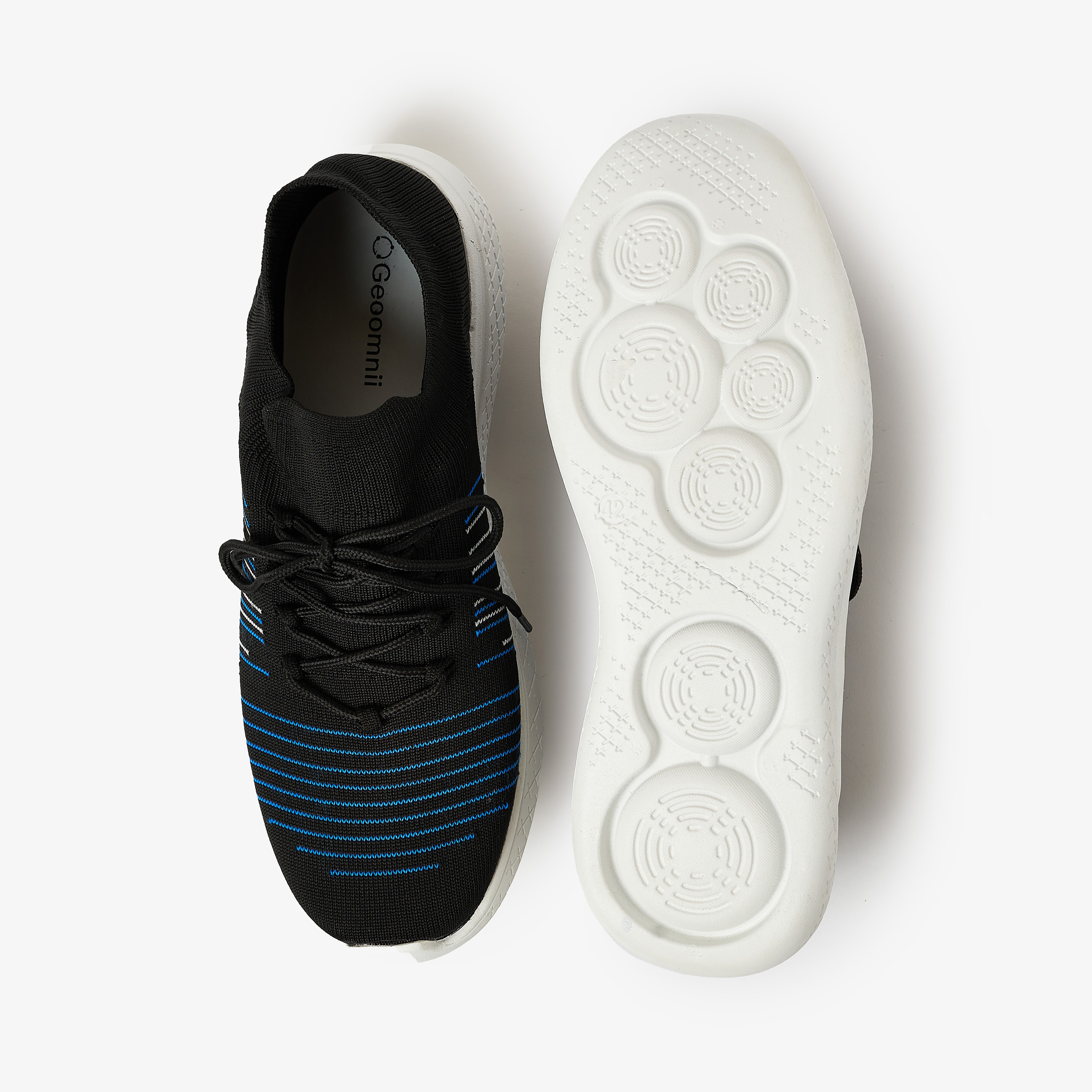 Geoomnii Men's Low Top Lace-Up Sneakers | KFWS-1010-men-shoes-sneakers-image-5