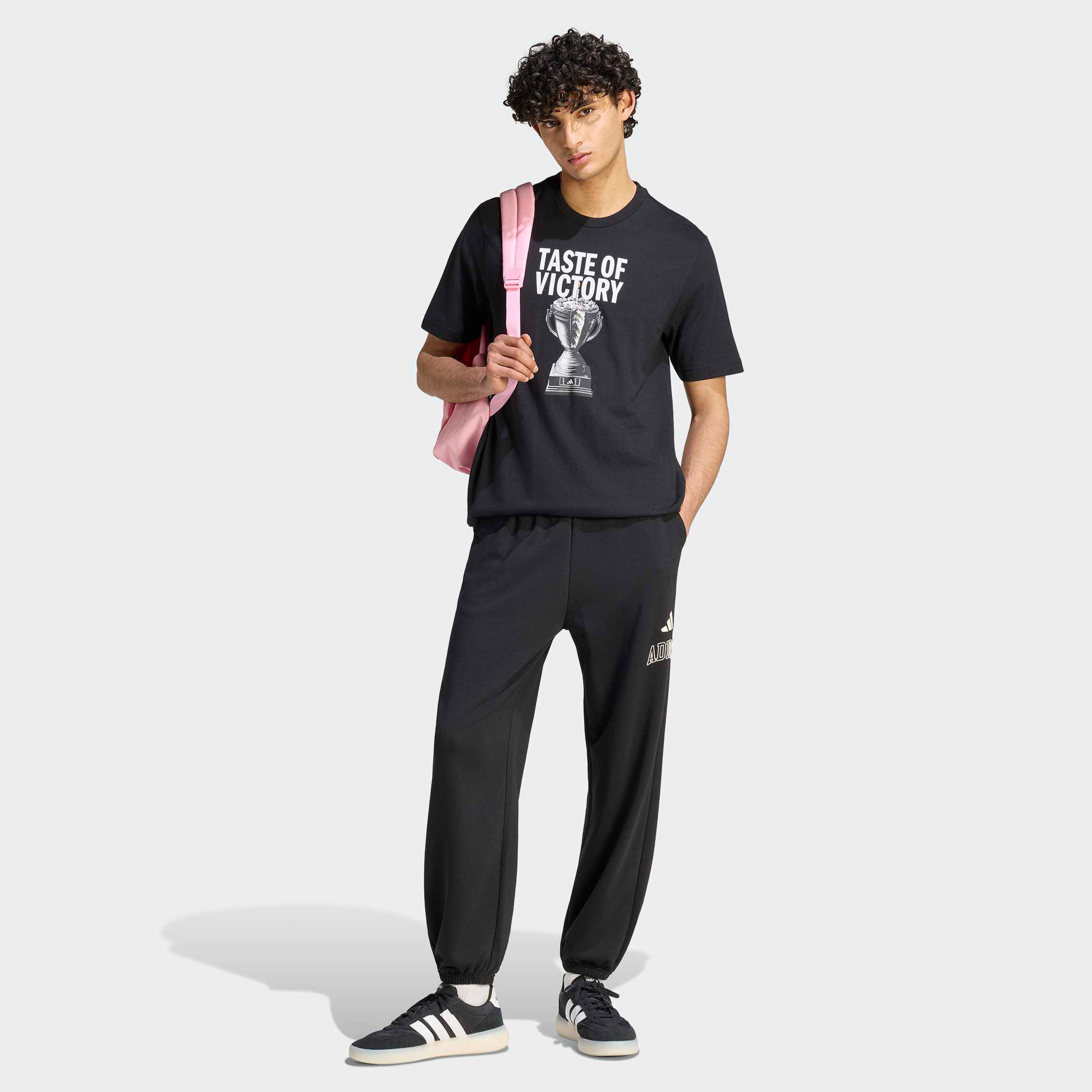 اديداس - تيشيرت رجالي برقبة دائرية مطبوع عليه صورة كعكة وعبارة Taste of Victory-men-clothing-sportswearandactivewear-tshirtsandpolos-image-2