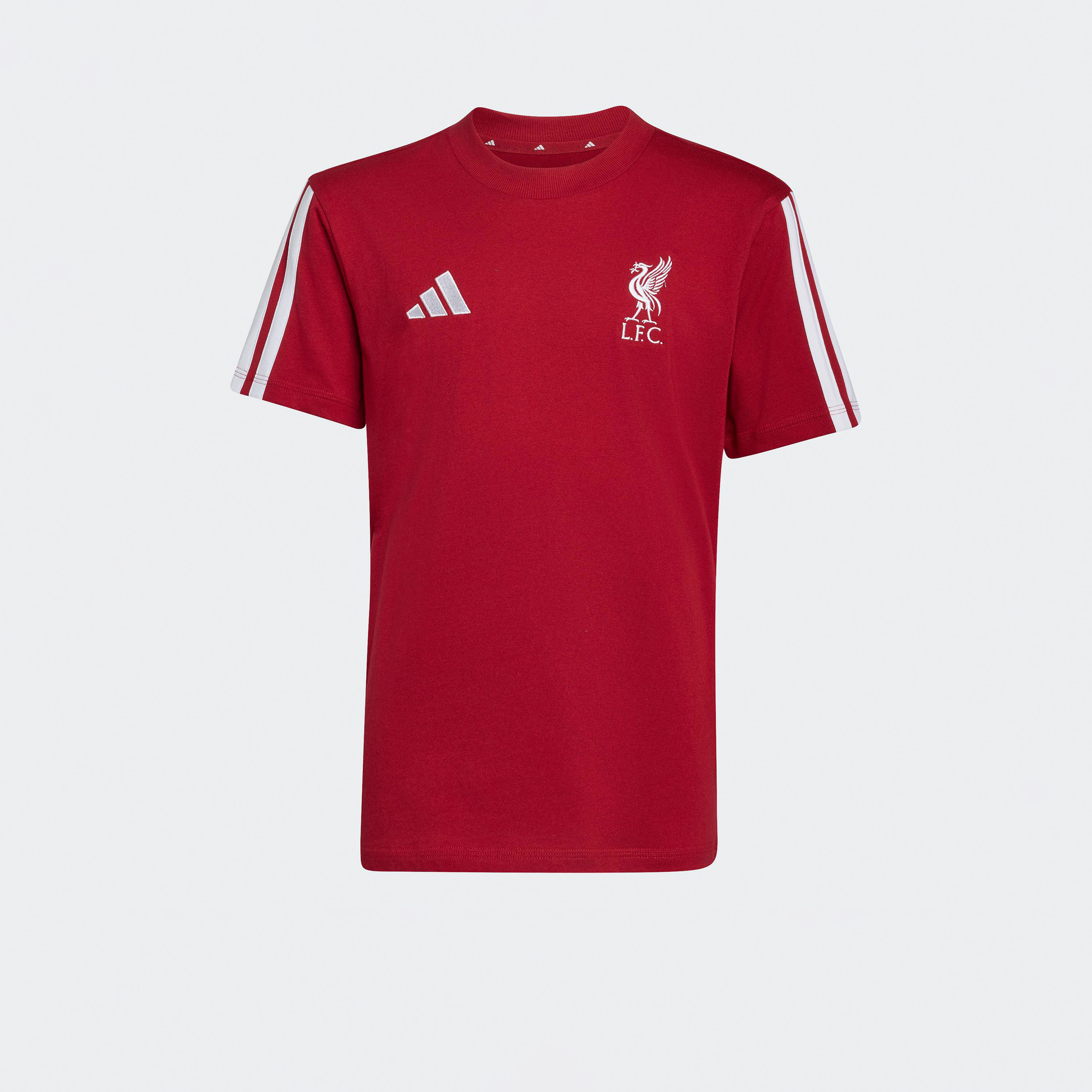 اديداس - تيشيرت للأطفال من نادي ليفربول لكرة القدم بأكمام قصيرة ورقبة دائرية-sports-boys-clothing-tops-image-8