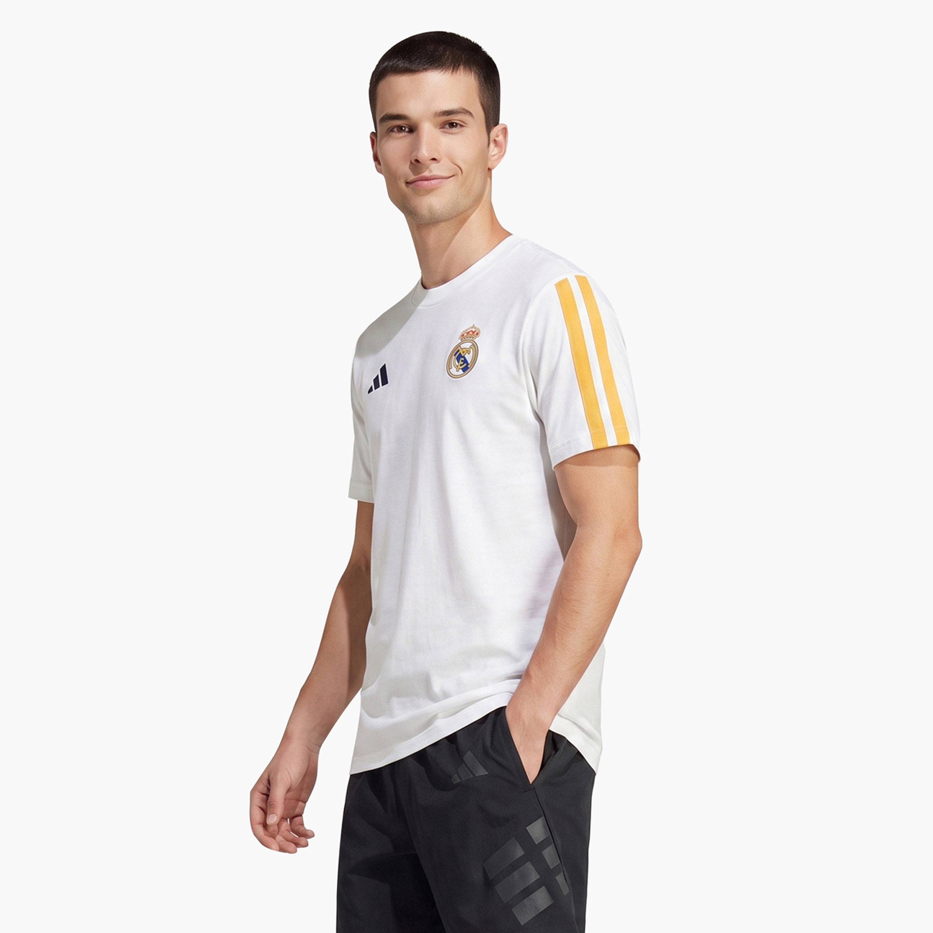 adidas Kids Real Madrid Short-Sleeve Crew Neck T-Shirt-sports-boys-clothing-tops-image-4