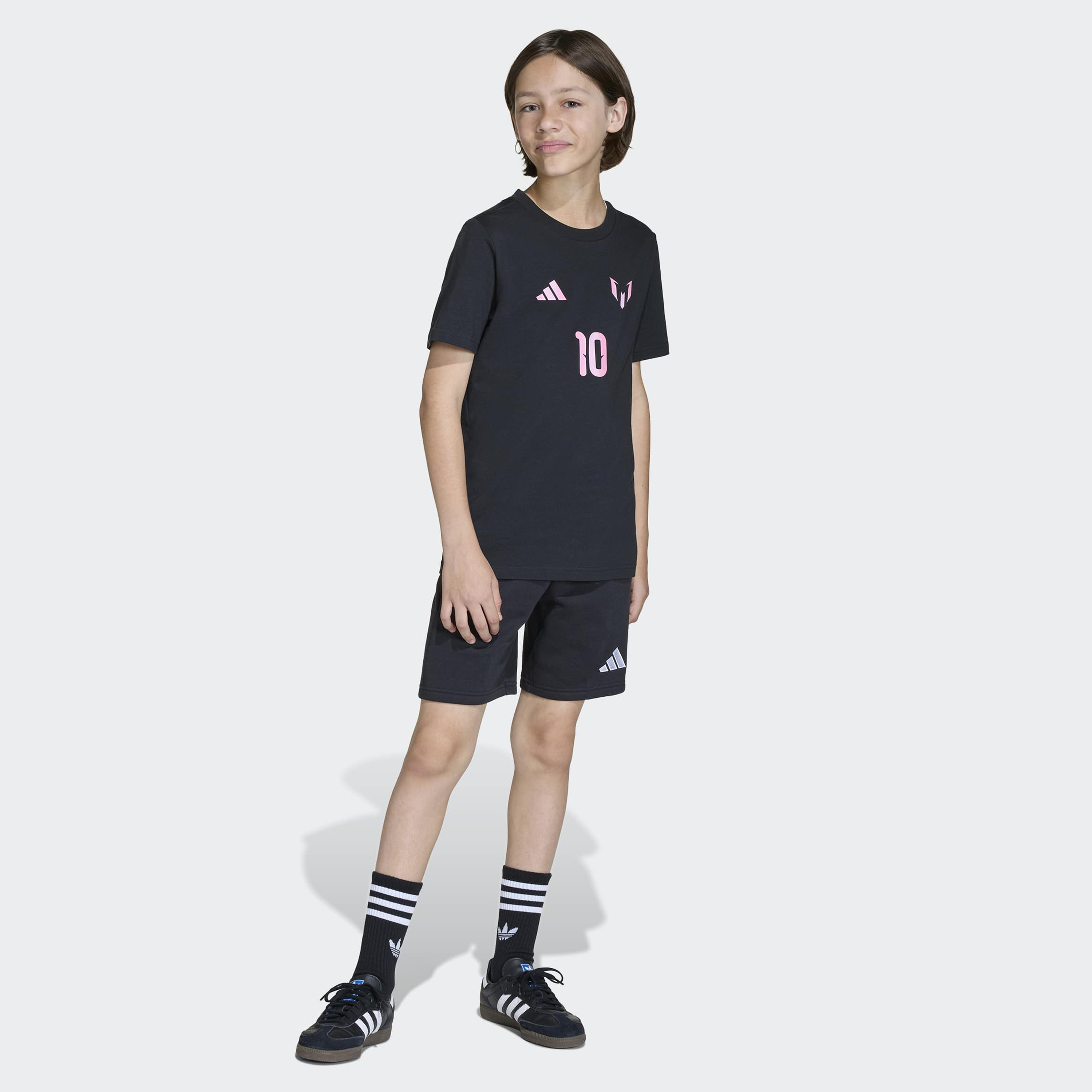 اديداس - تيشيرت ميسي للأطفال – كم قصير Y-ميسي--boys-clothing-sportswear-tops-image-8