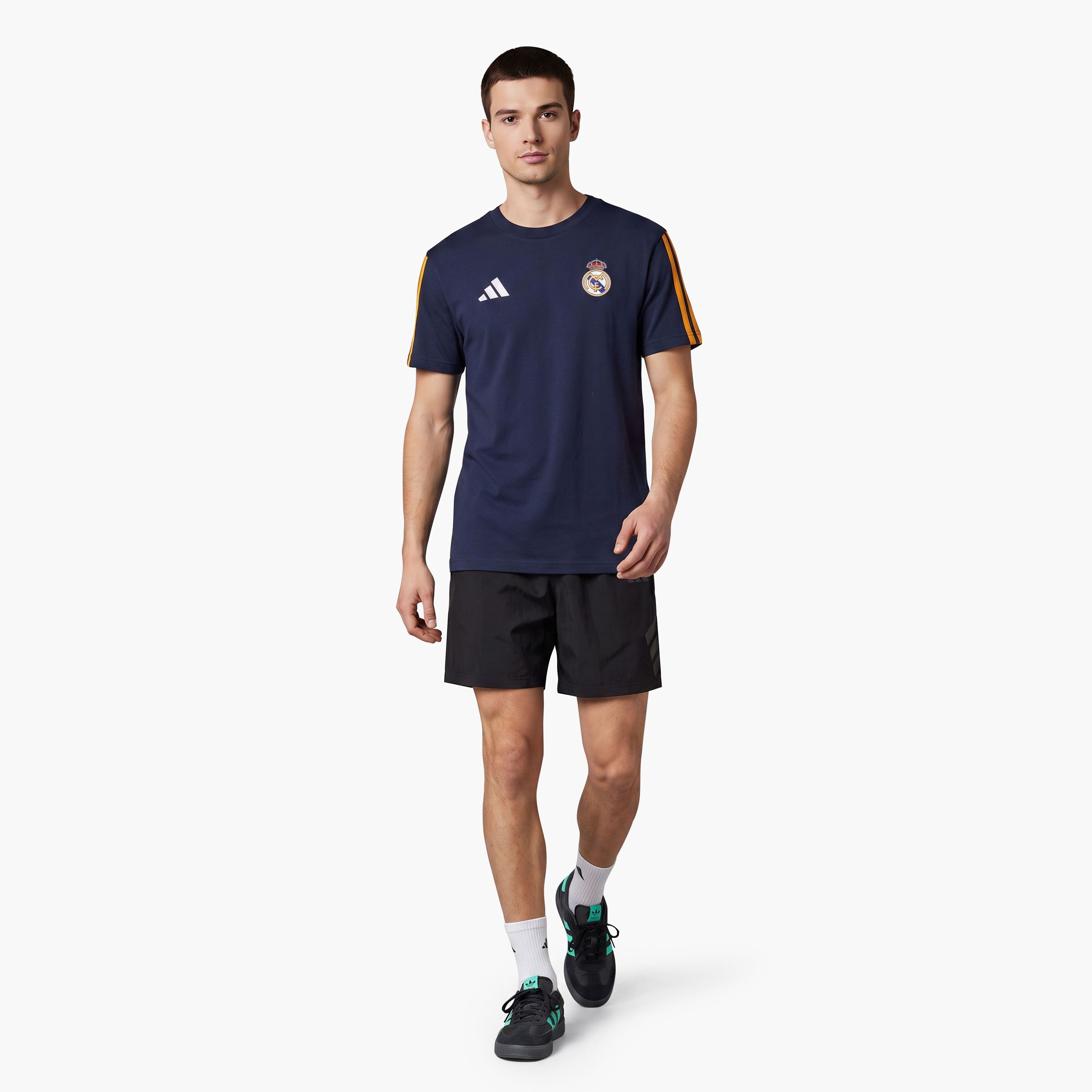 adidas Kids Real Madrid Short-Sleeve Crew Neck T-Shirt-sports-boys-clothing-tops-image-3