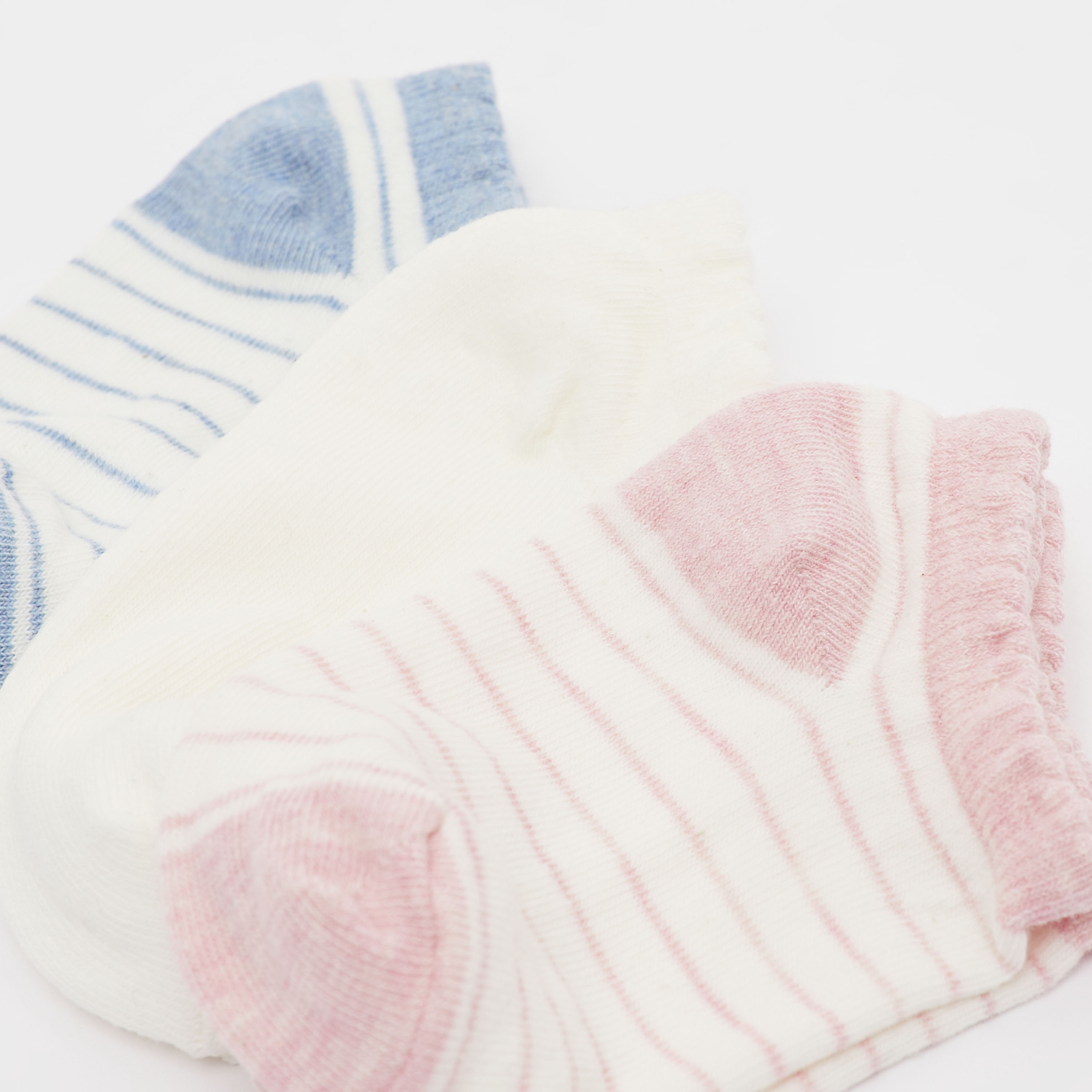 Assorted Ankle Length Socks - Set of 3-girls-accessories-socks-image-3