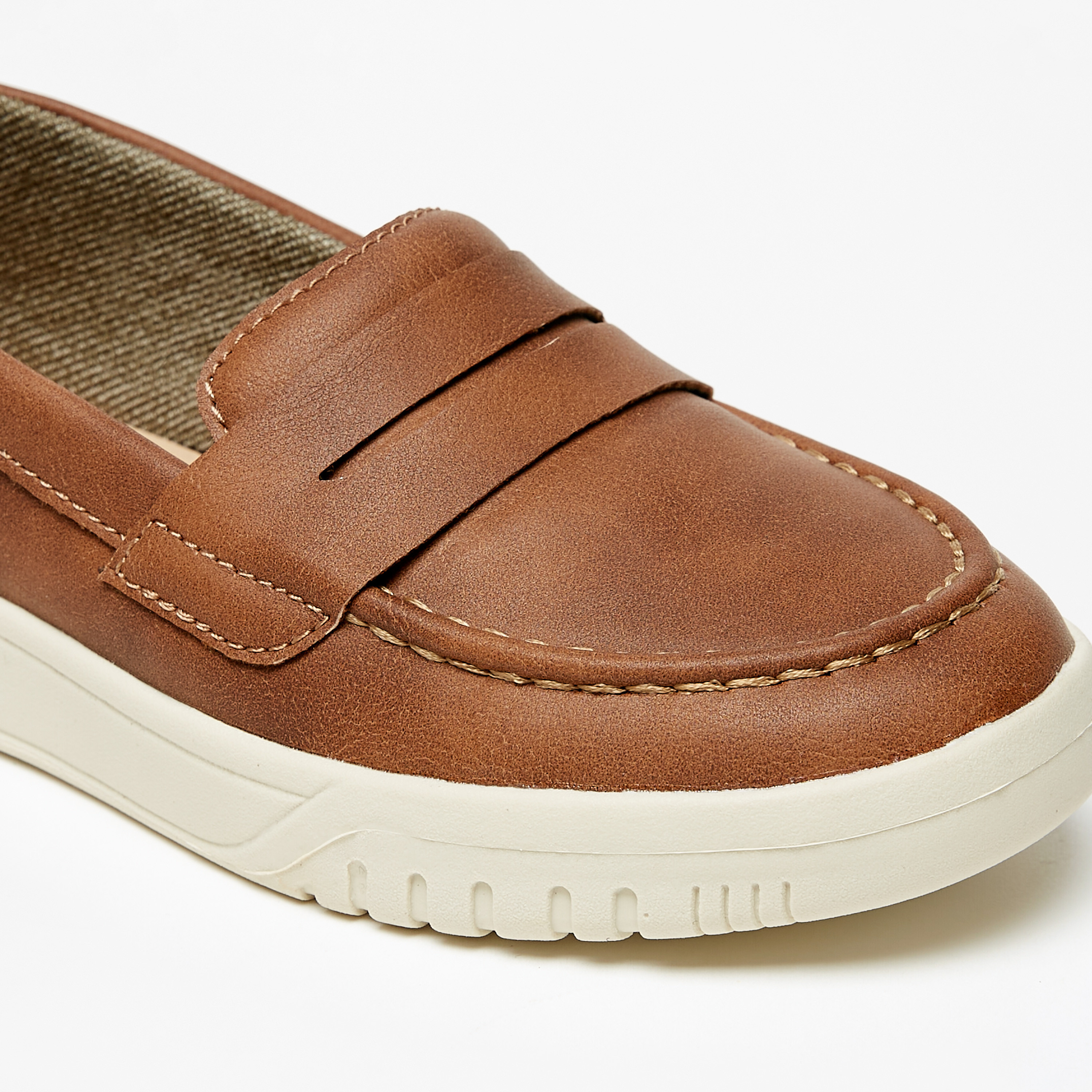 LBL by Shoexpress Solid Slip-On Loafers-boys-shoes-loafers-image-4