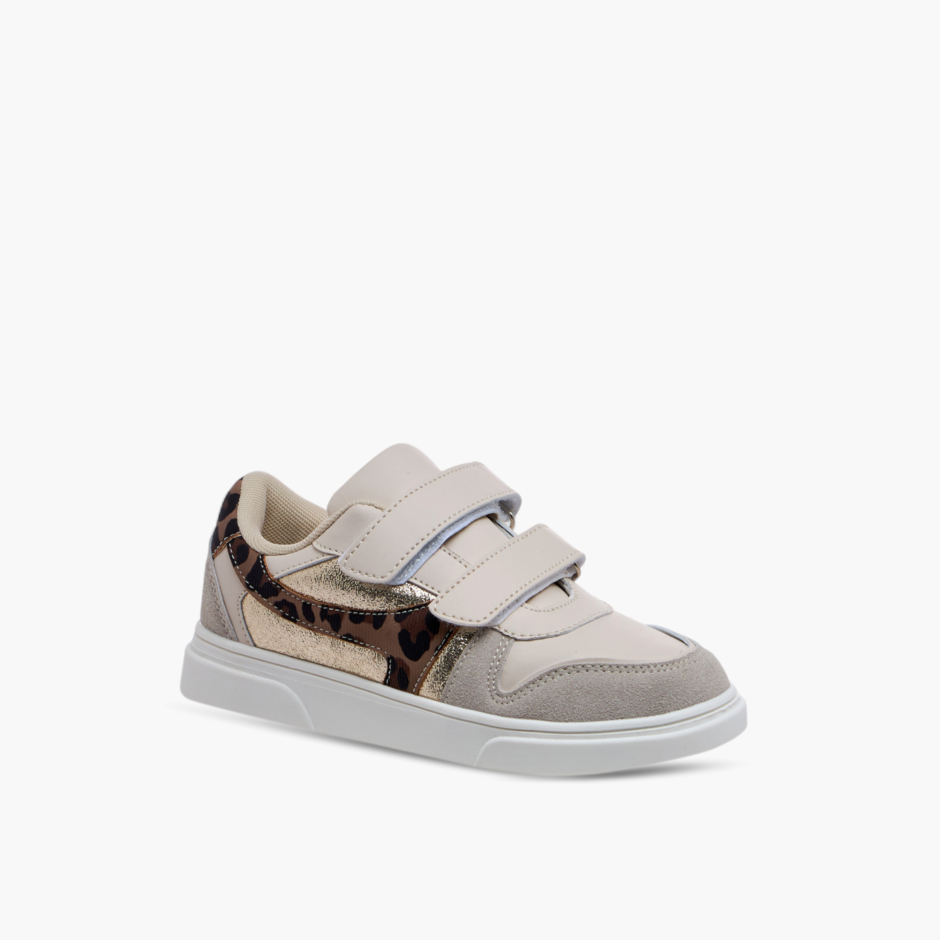 حذاء سنيكرز بشريط إغلاق لاصق للبنات من فلورا بيلا-girls-shoes-sneakers-image-2
