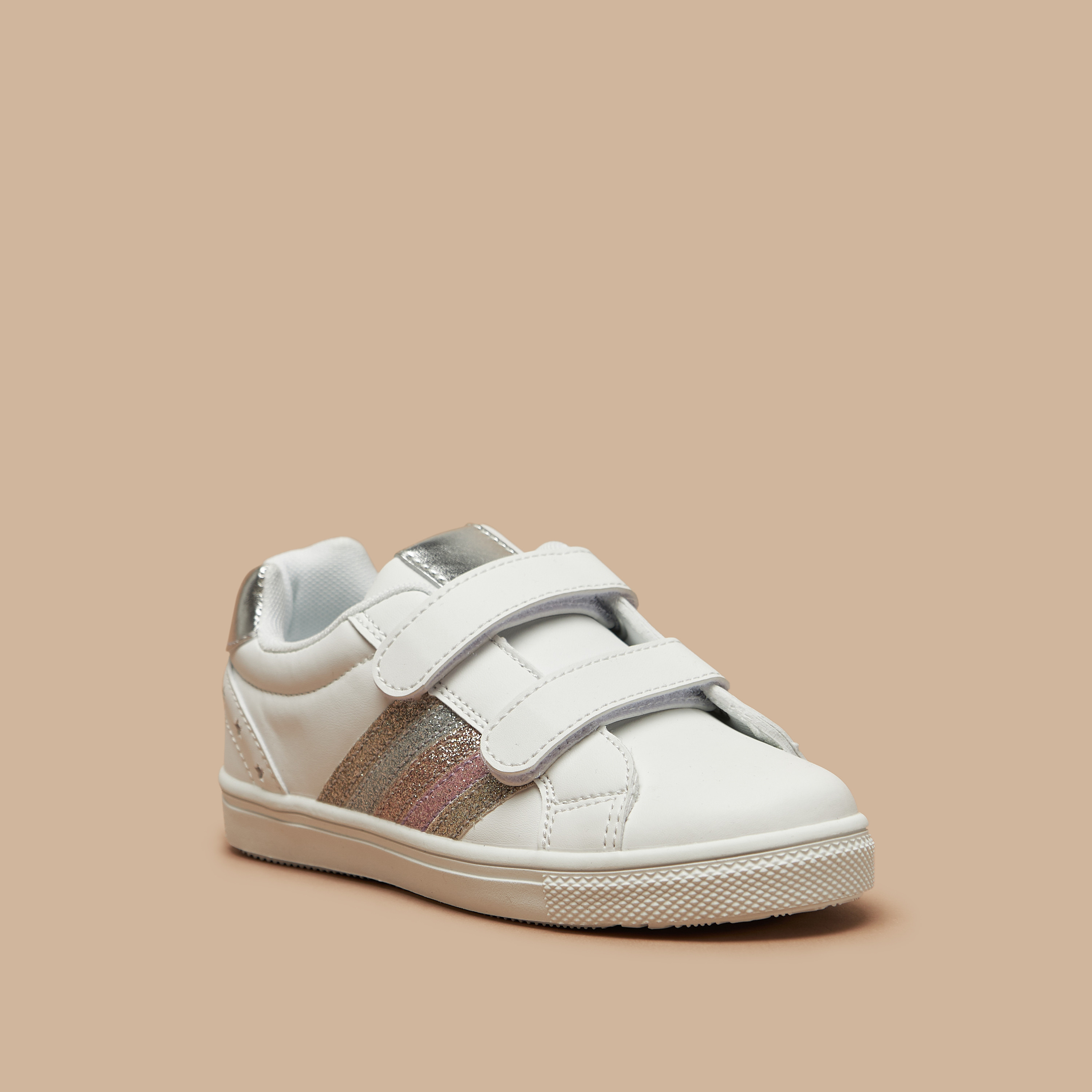 حذاء سنيكرز متعدد التصاميم بشريط إغلاق لاصق من فلورا بيلا-girls-shoes-sneakers-image-1