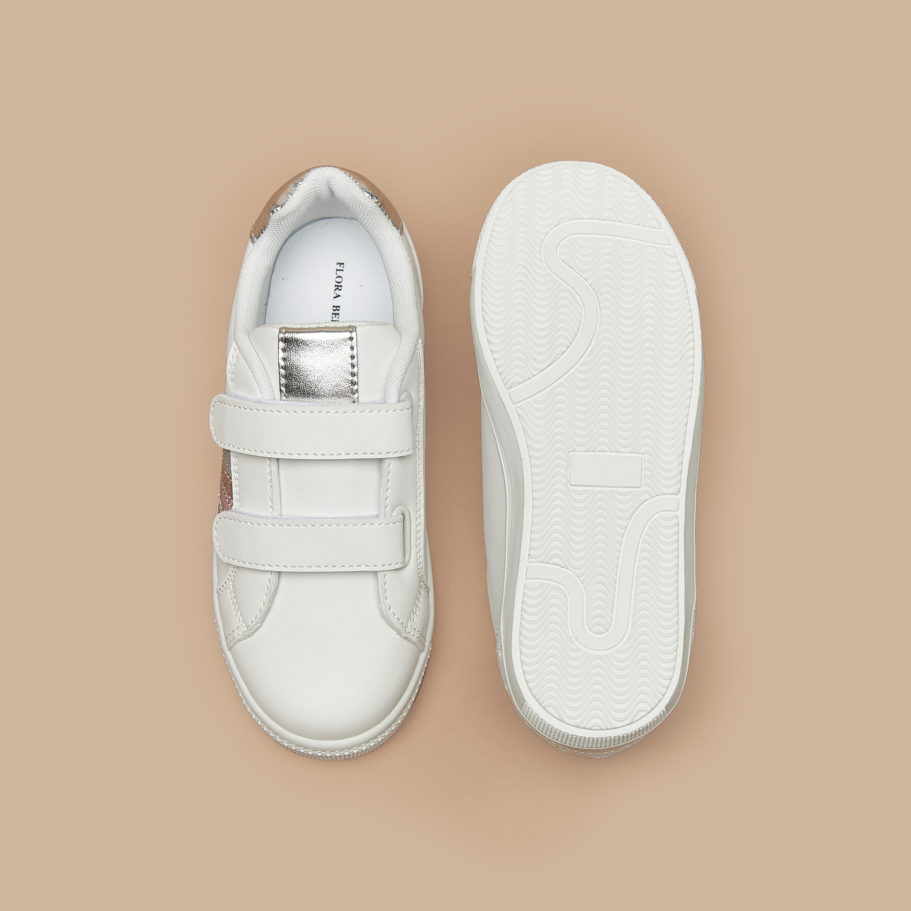 حذاء سنيكرز متعدد التصاميم بشريط إغلاق لاصق من فلورا بيلا-girls-shoes-sneakers-image-4