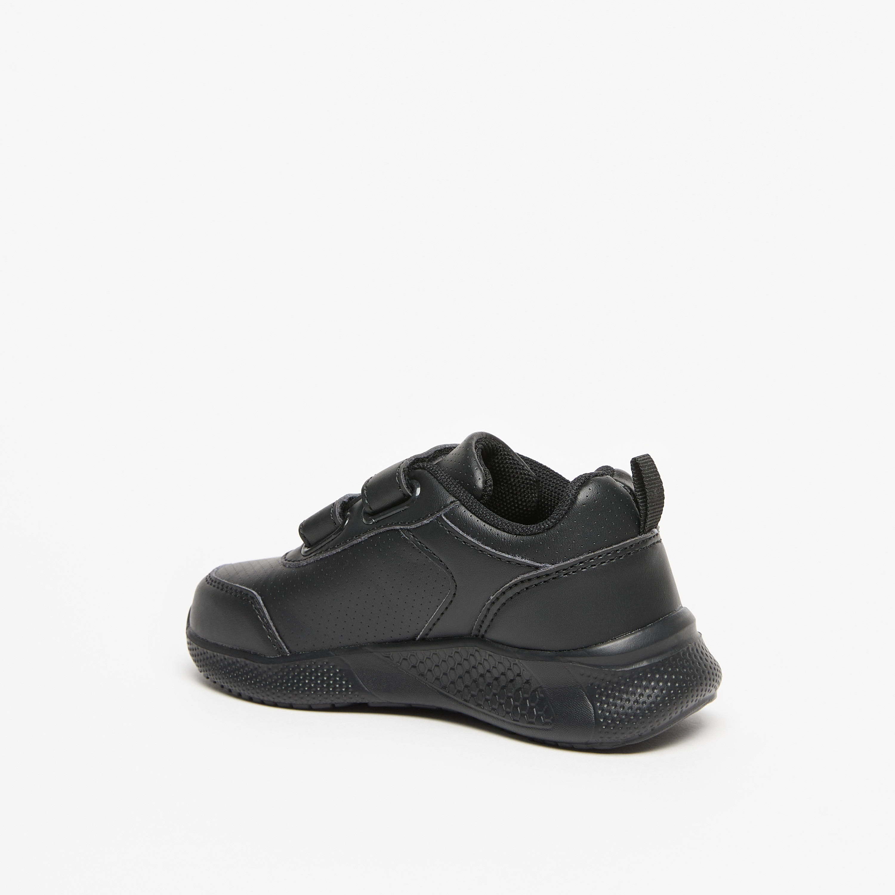LBL by Shoexpress Kids Solid School Shoes with Hook and Loop Closure-girls-shoes-schoolshoes-image-3