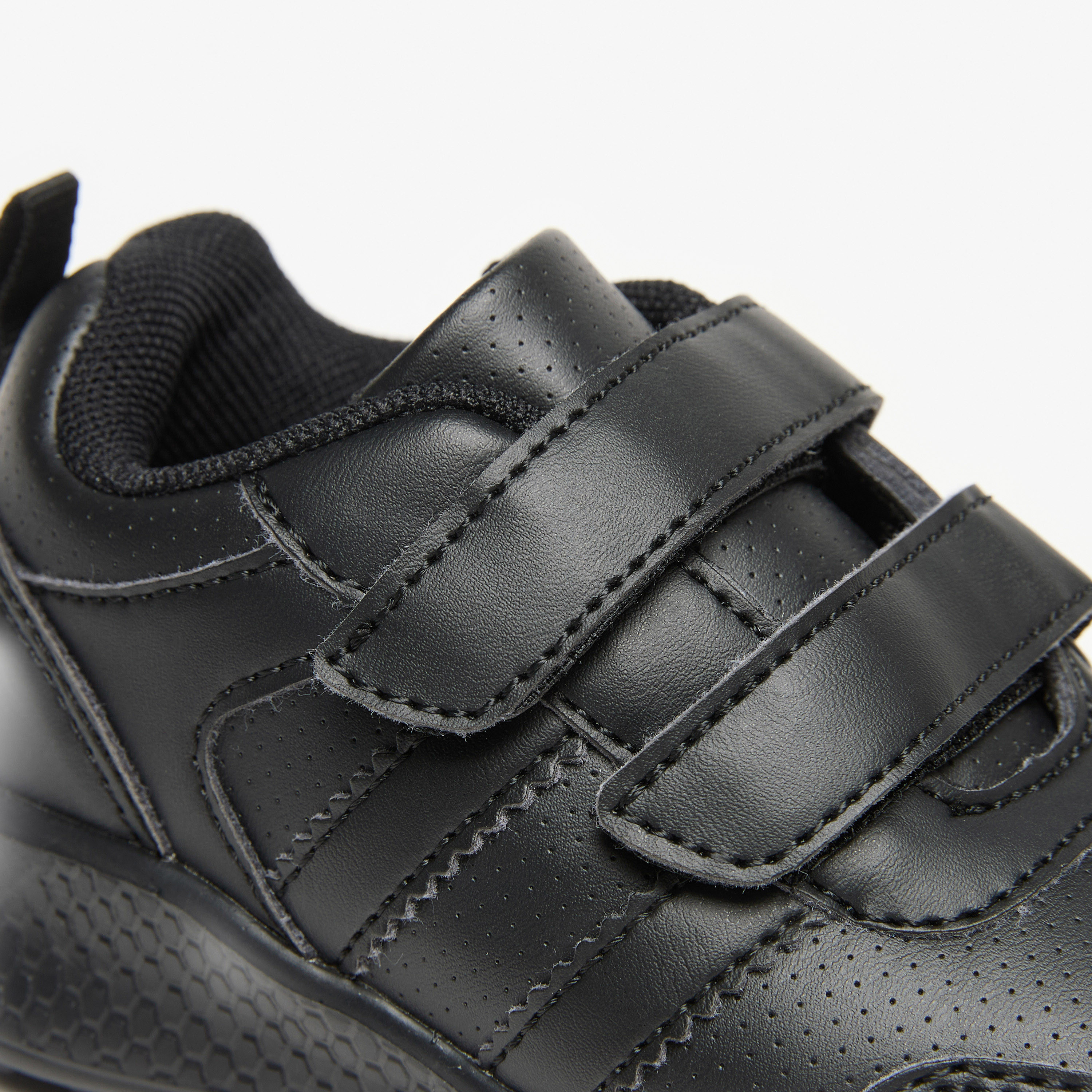 LBL by Shoexpress Kids Solid School Shoes with Hook and Loop Closure-girls-shoes-schoolshoes-image-5