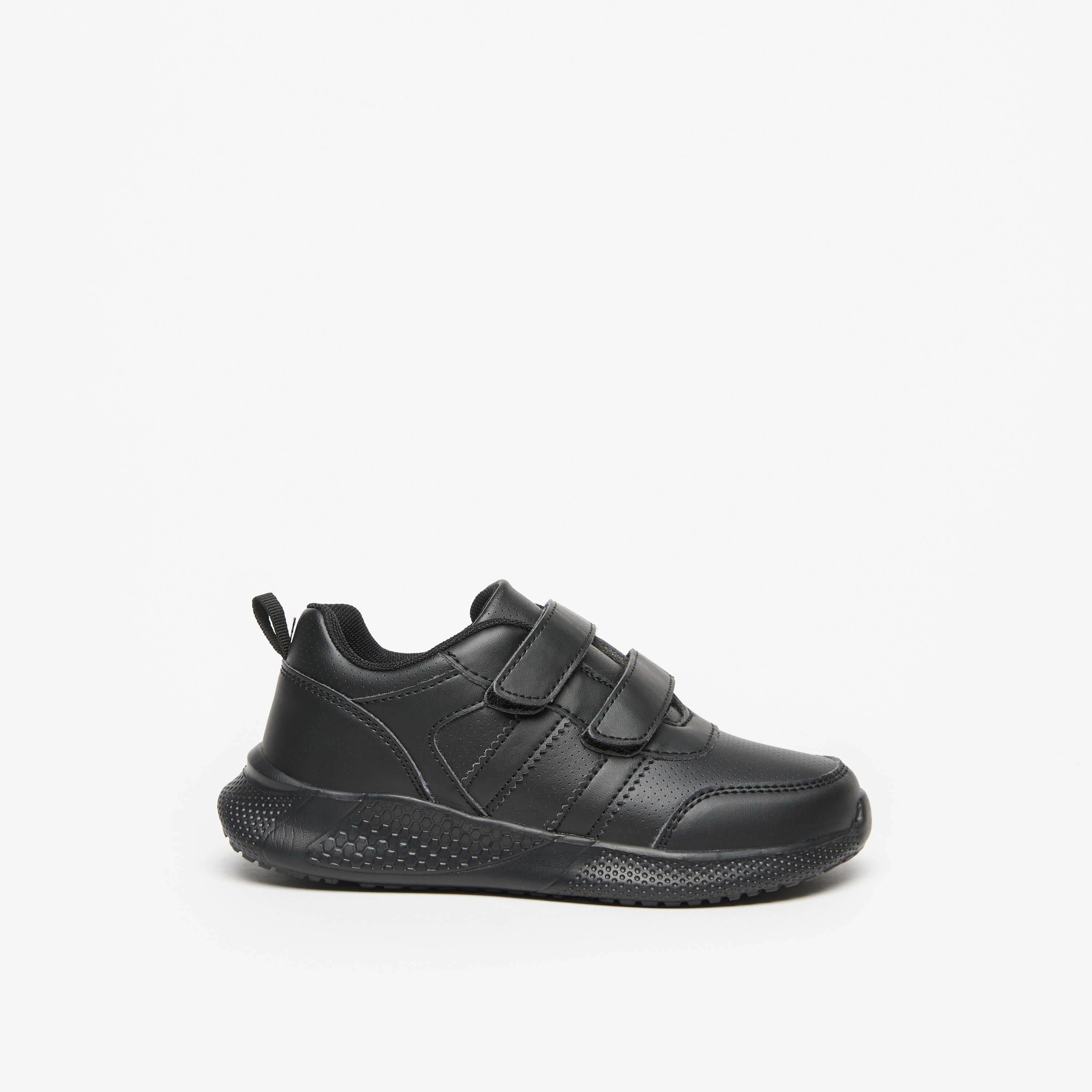حذاء مدرسة سادة بشريط إغلاق لاصق من إل بي إل من شو إكسبرس-boys-shoes-schoolshoes-image-2