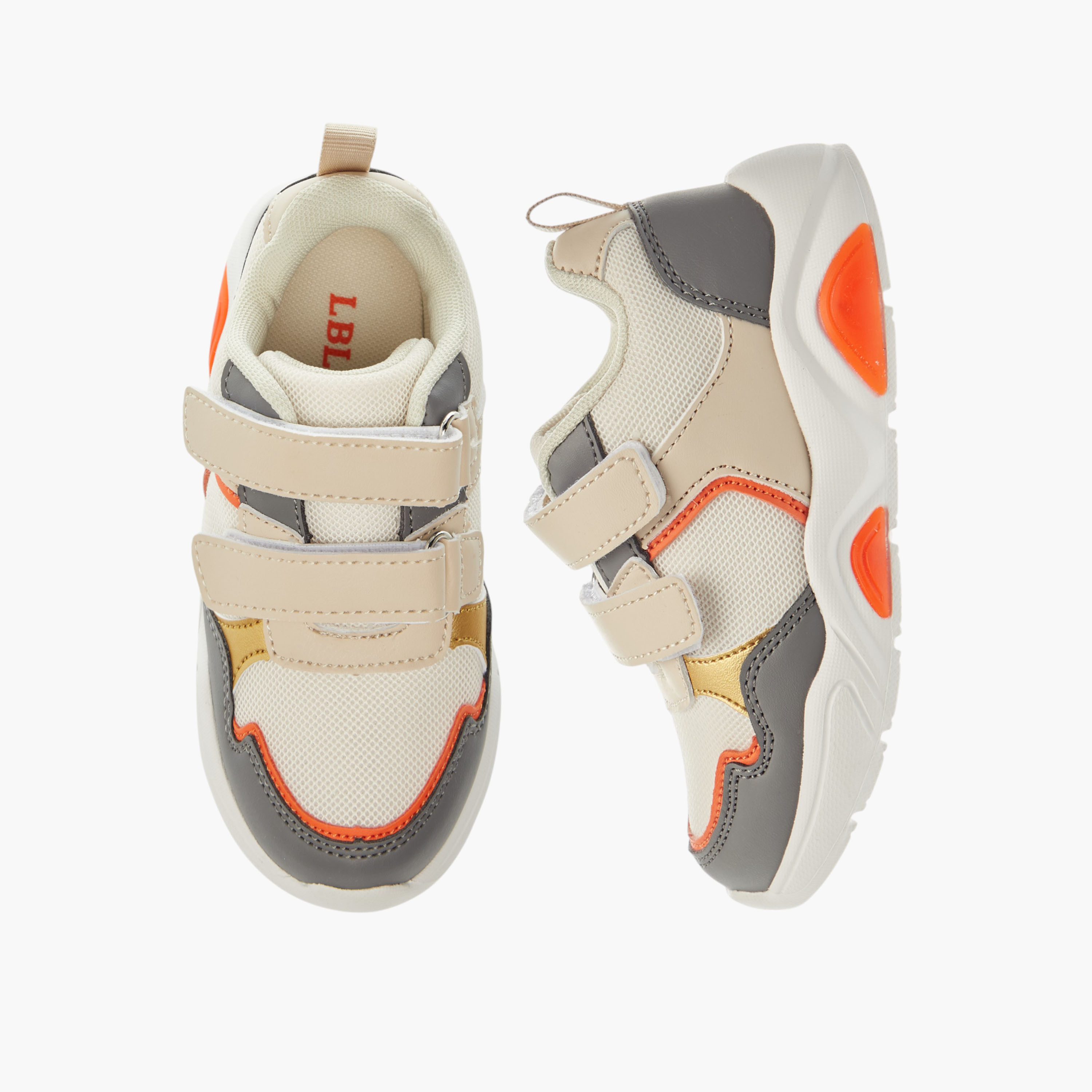 حذاء سنيكرز متعدد التصاميم بشريط إغلاق لاصق من إل بي إل من شو إكسبرس-boys-shoes-sneakers-image-1