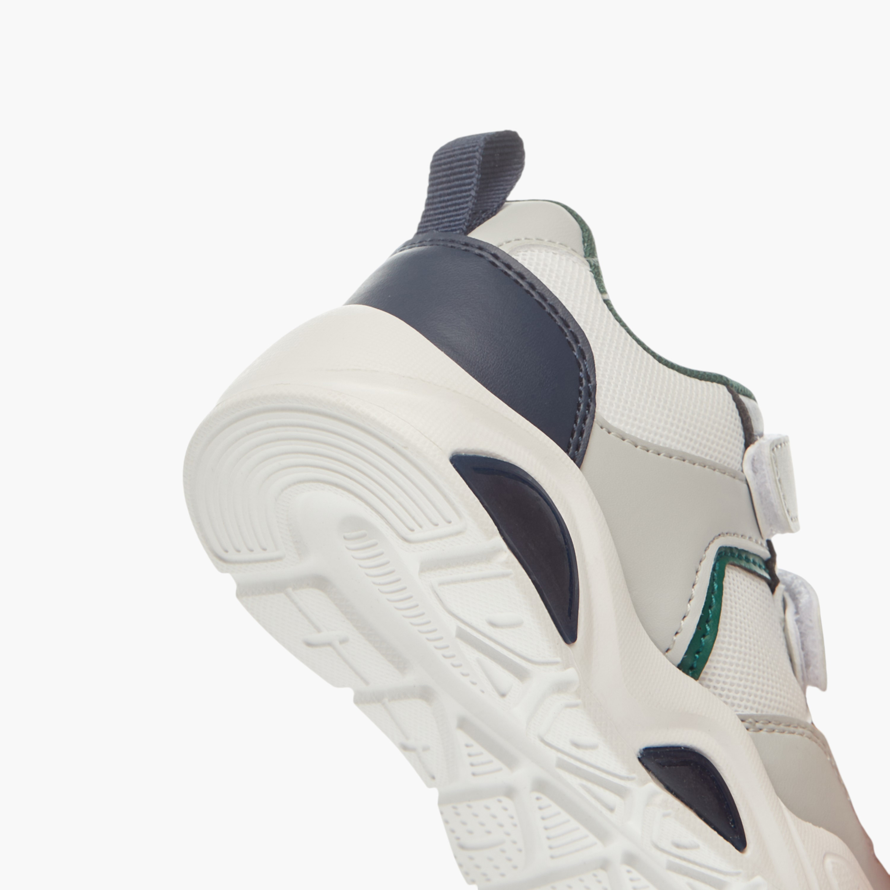 LBL by Shoexpress Panelled Sneakers with Hook and Loop Closure-boys-shoes-sneakers-image-5