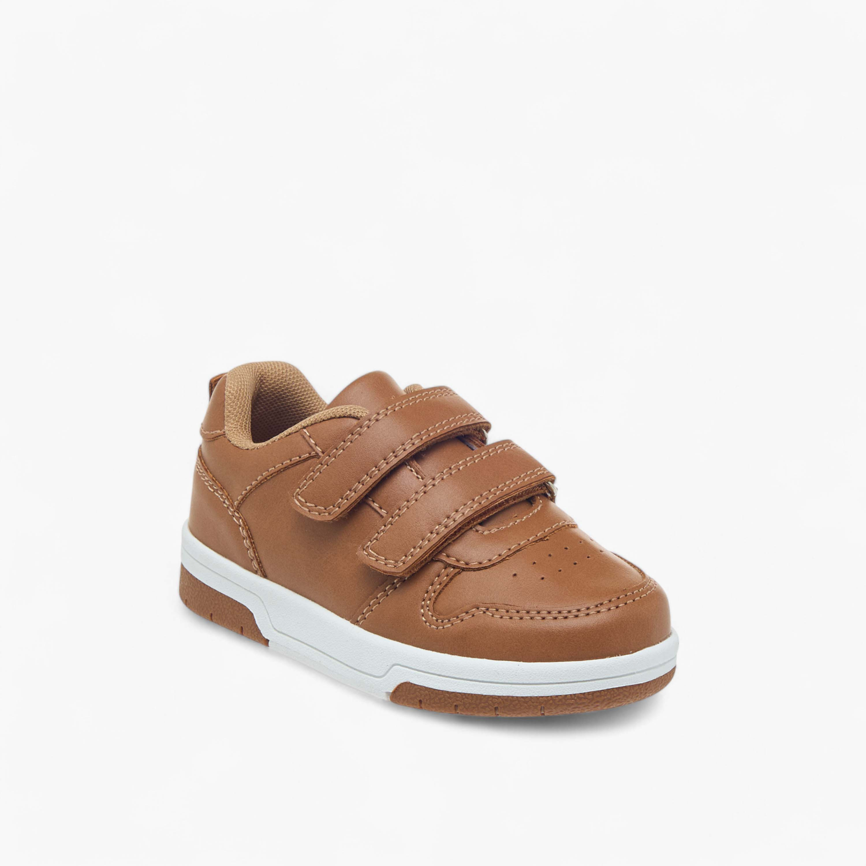 LBL by Shoexpress Panelled Sneakers with Hook and Loop Closure-boys-shoes-sneakers-image-2