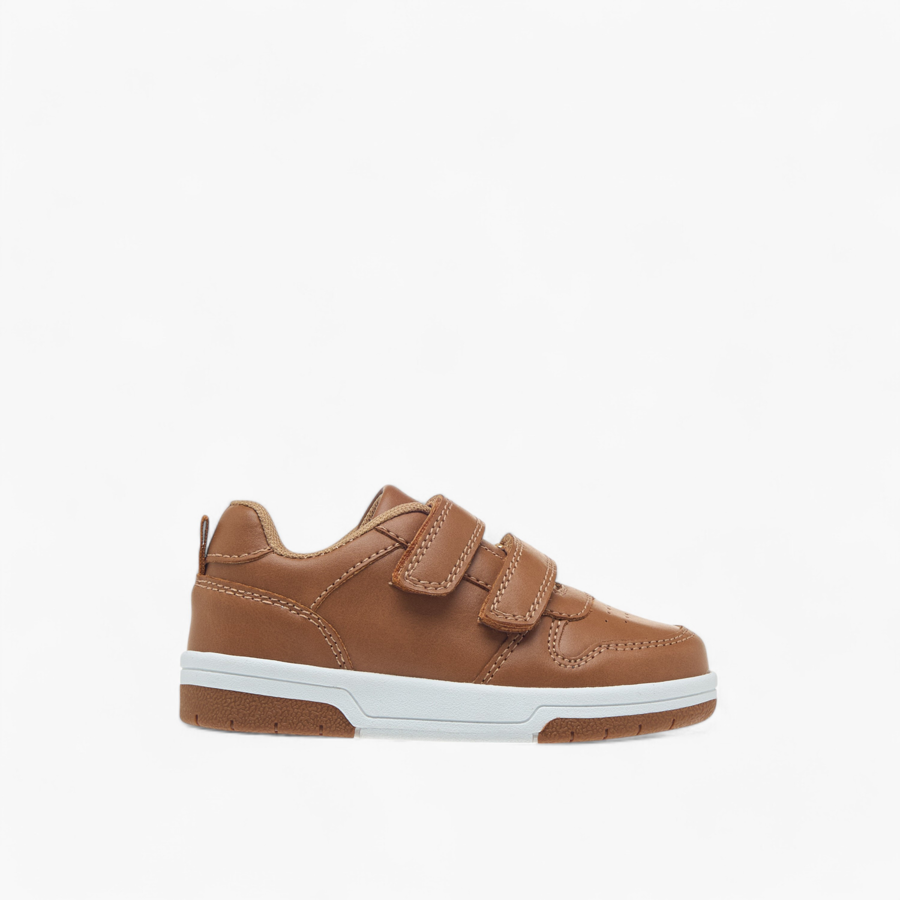 LBL by Shoexpress Panelled Sneakers with Hook and Loop Closure-boys-shoes-sneakers-image-3