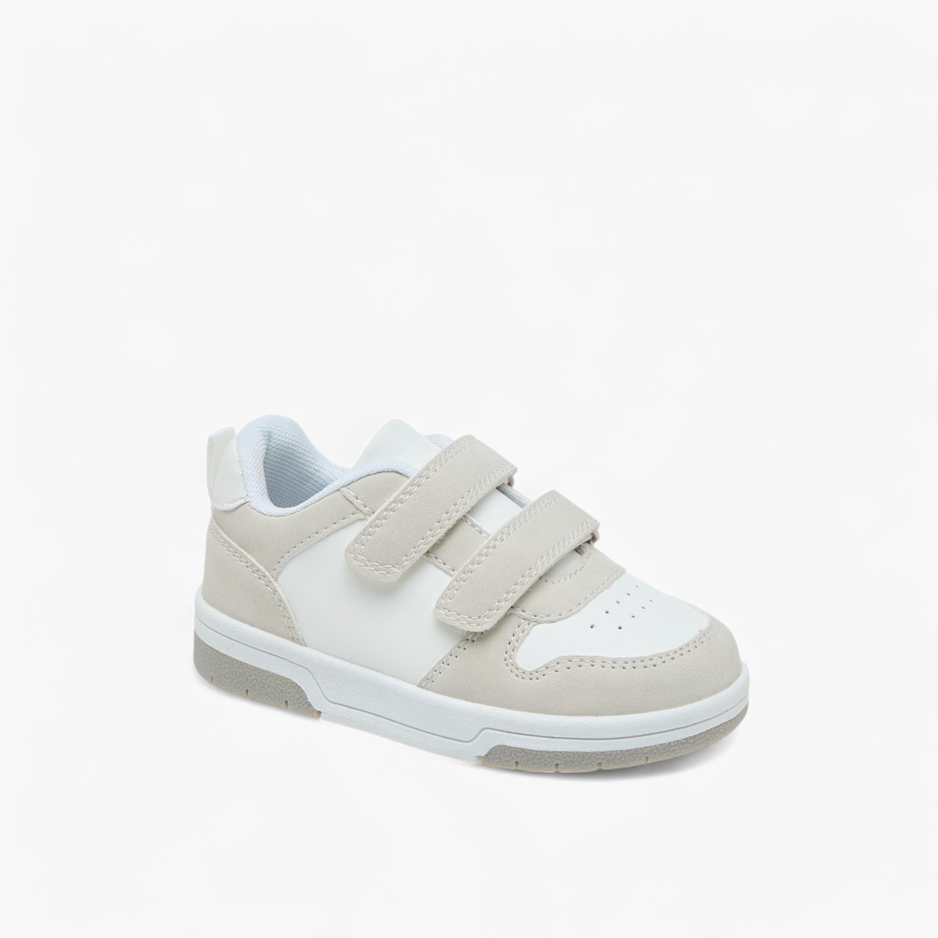 LBL by Shoexpress Panelled Sneakers with Hook and Loop Closure-boys-shoes-sneakers-image-2