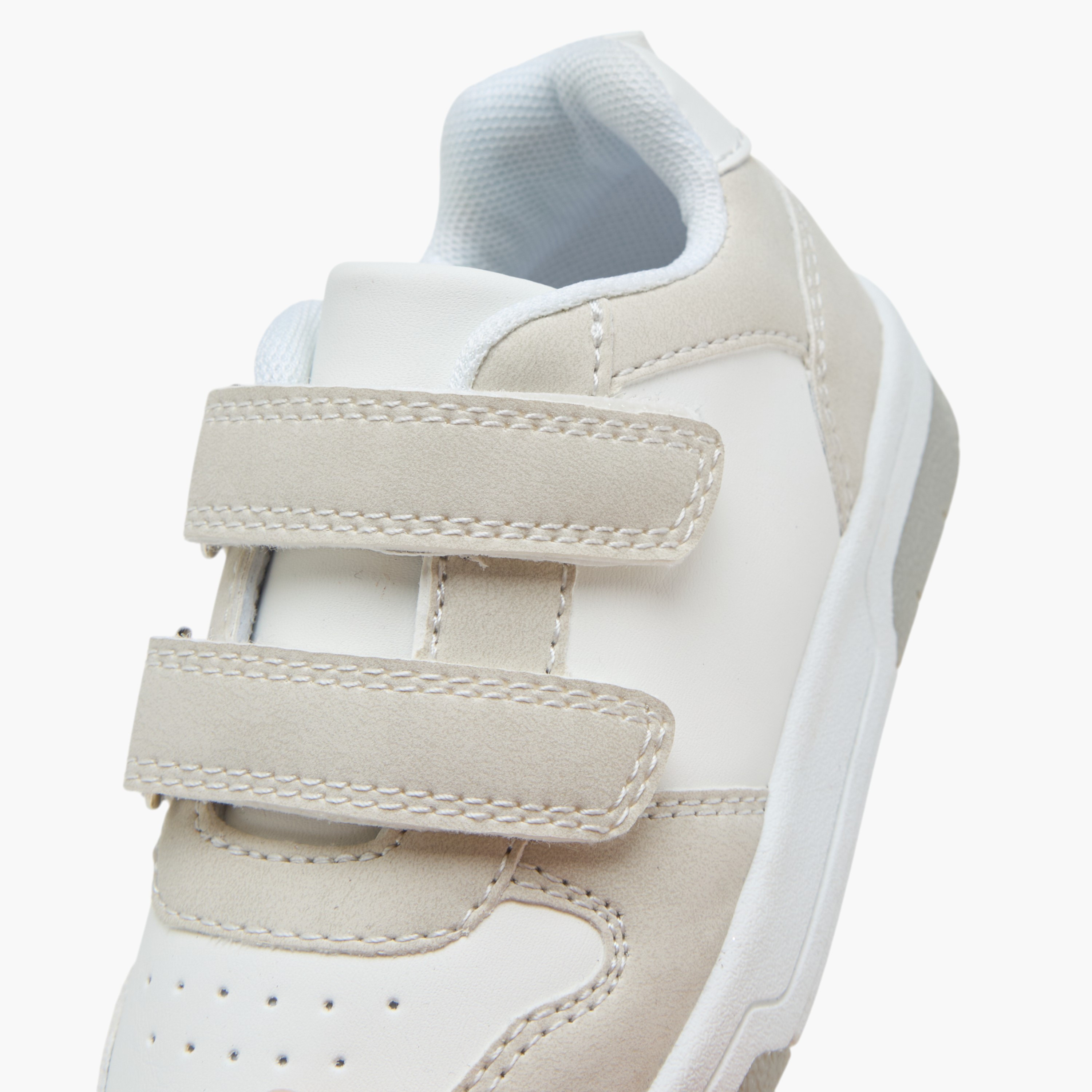 LBL by Shoexpress Panelled Sneakers with Hook and Loop Closure-boys-shoes-sneakers-image-4