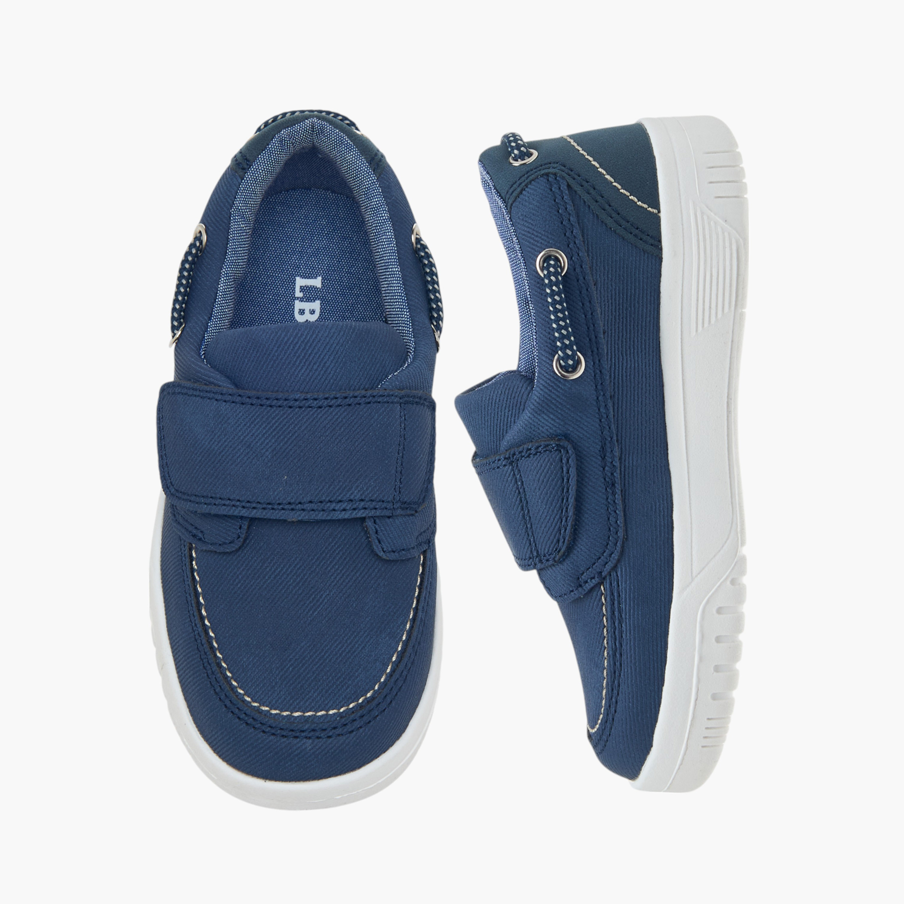 LBL by Shoexpress Boys Textured Shoes With Hook & Loop Closure-boys-shoes-loafers-image-1