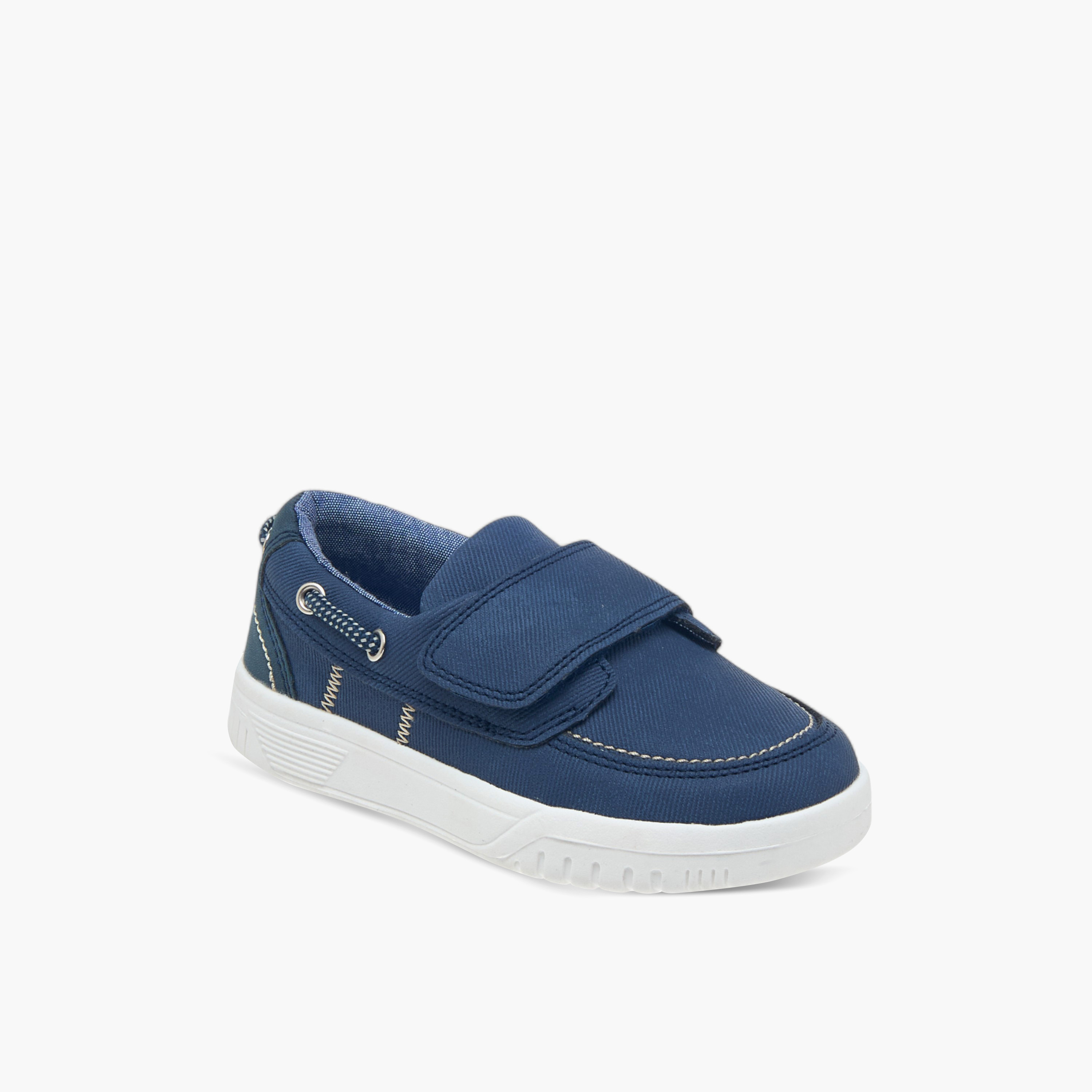 LBL by Shoexpress Boys Textured Shoes With Hook & Loop Closure-boys-shoes-loafers-image-2
