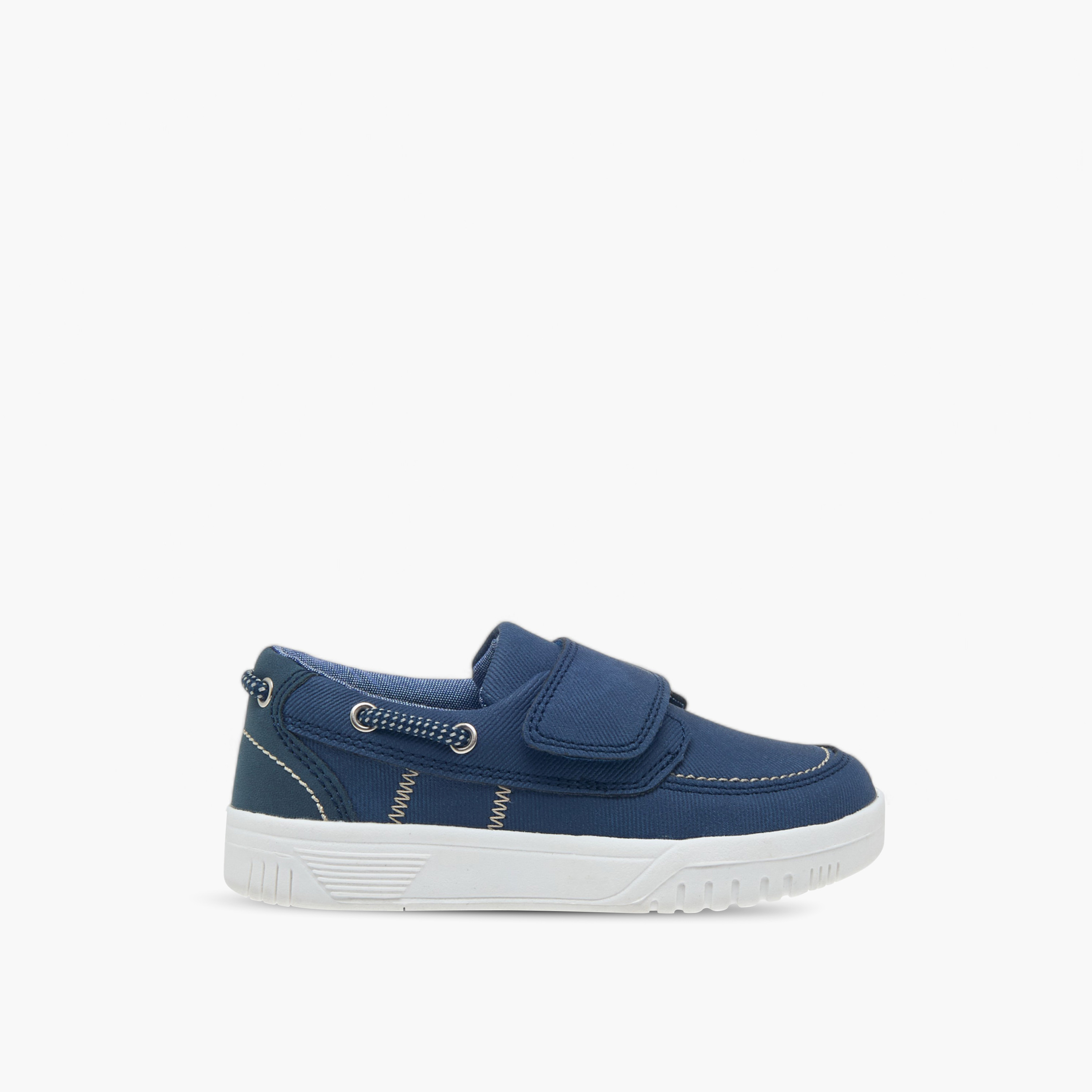 LBL by Shoexpress Boys Textured Shoes With Hook & Loop Closure-boys-shoes-loafers-image-3