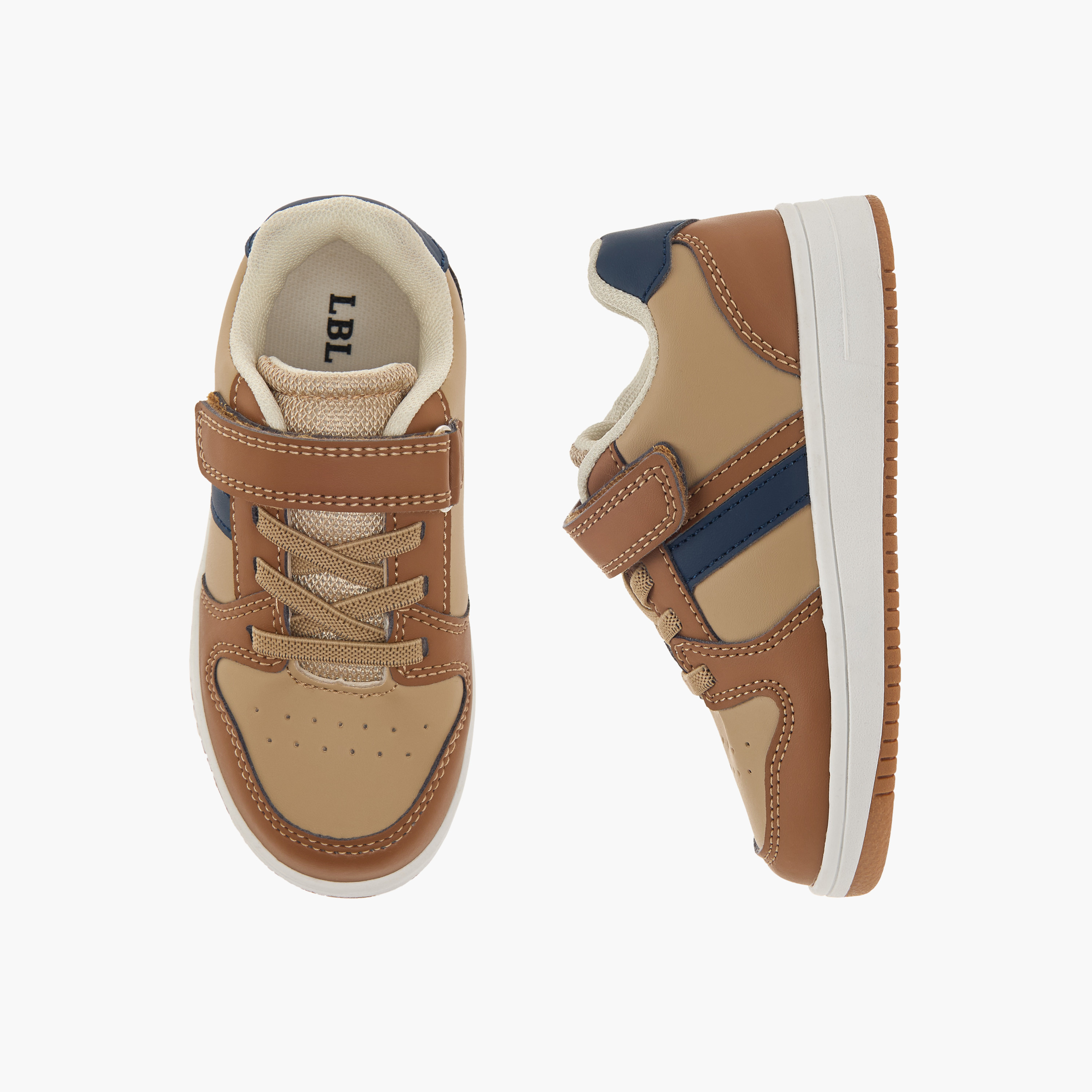 حذاء سنيكرز بقوالب ملونة وشريط إغلاق لاصق من إل بي إل من شو إكسبريس-boys-shoes-sneakers-image-1