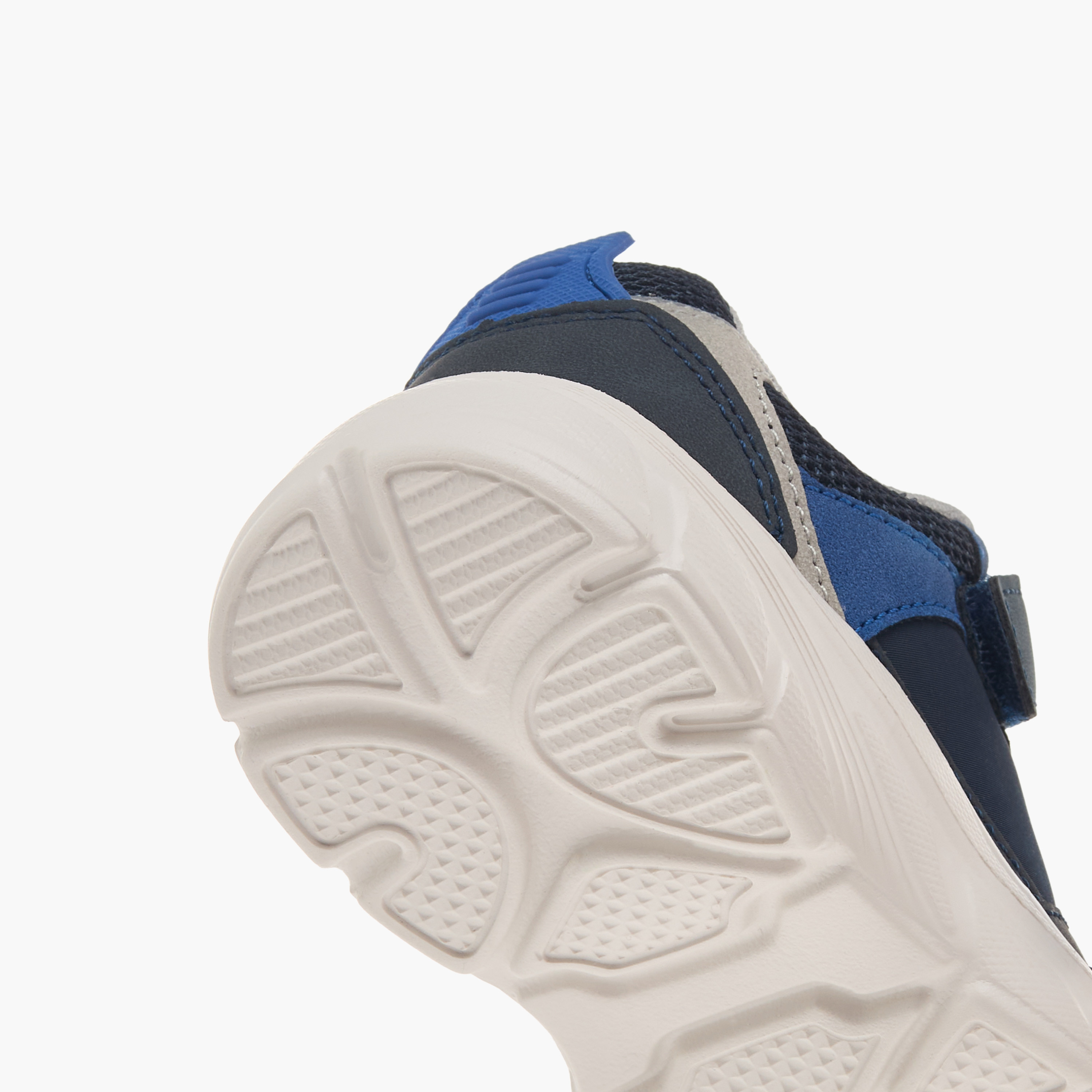 LBL by Shoexpress Panelled Sneakers with Hook and Loop Closure-boys-shoes-sneakers-image-5