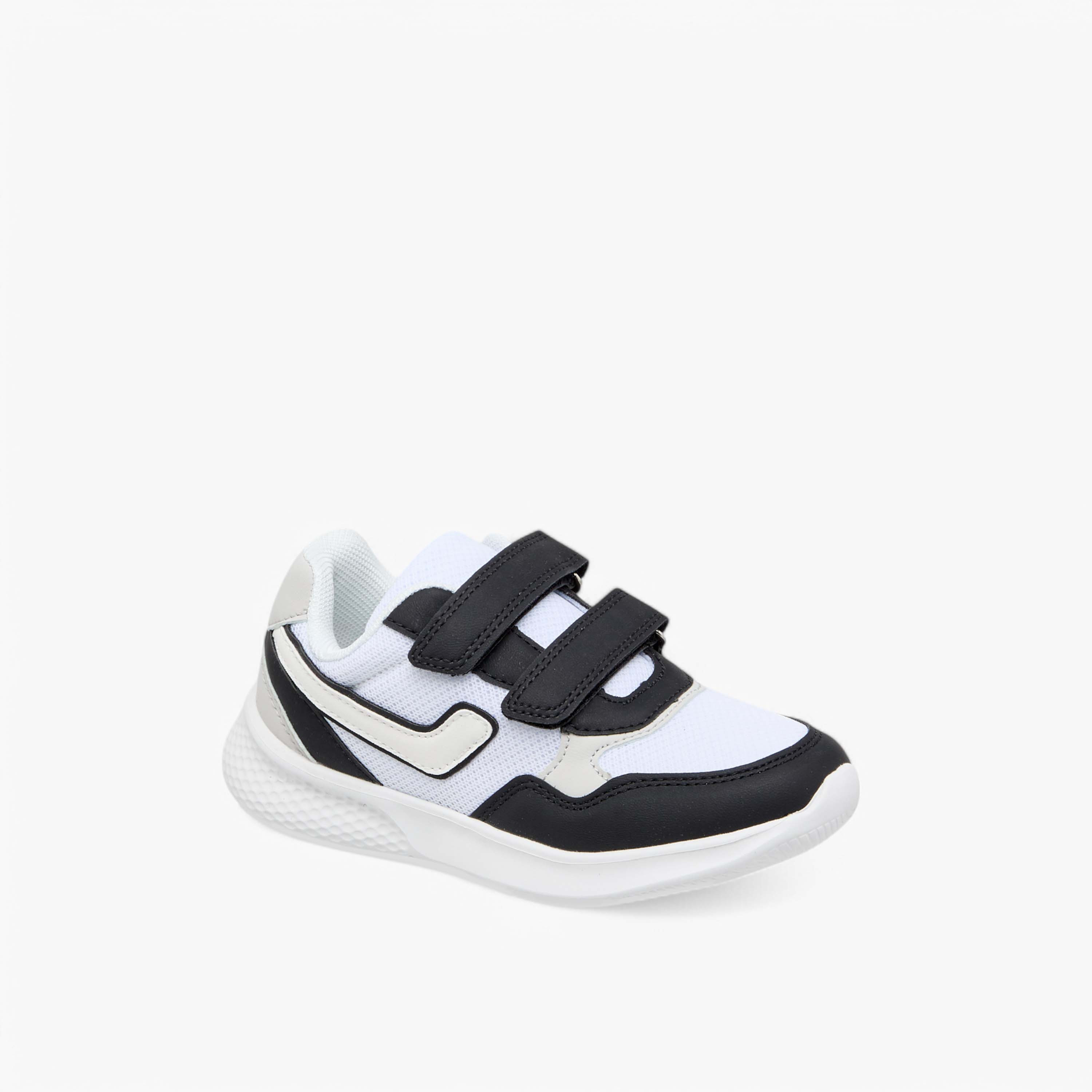 LBL by Shoexpress Colourblock Sneakers with Hook and Loop Closure-boys-shoes-sneakers-image-2